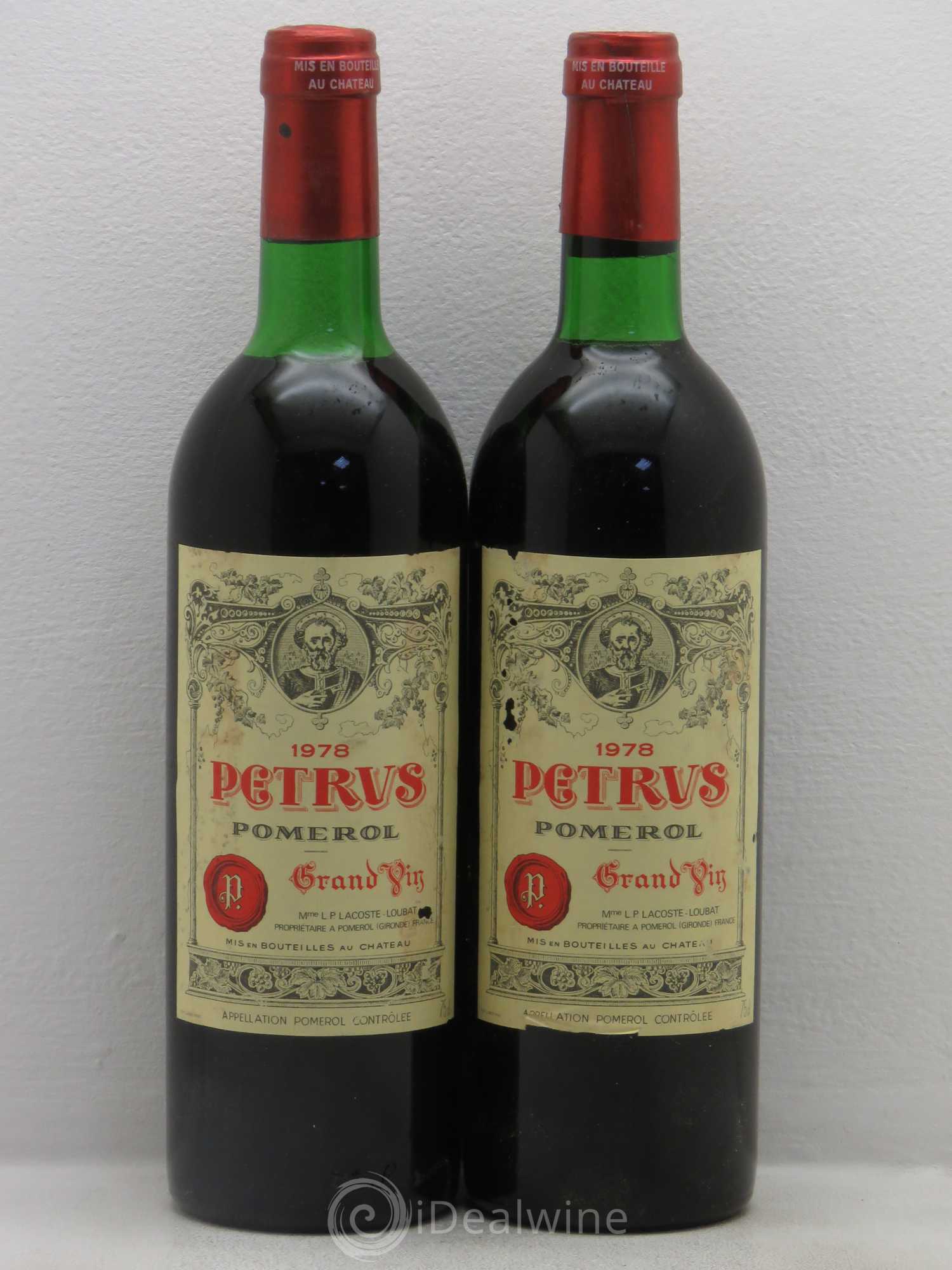 Petrus 1978 - Posten von 2 Flaschen - 0