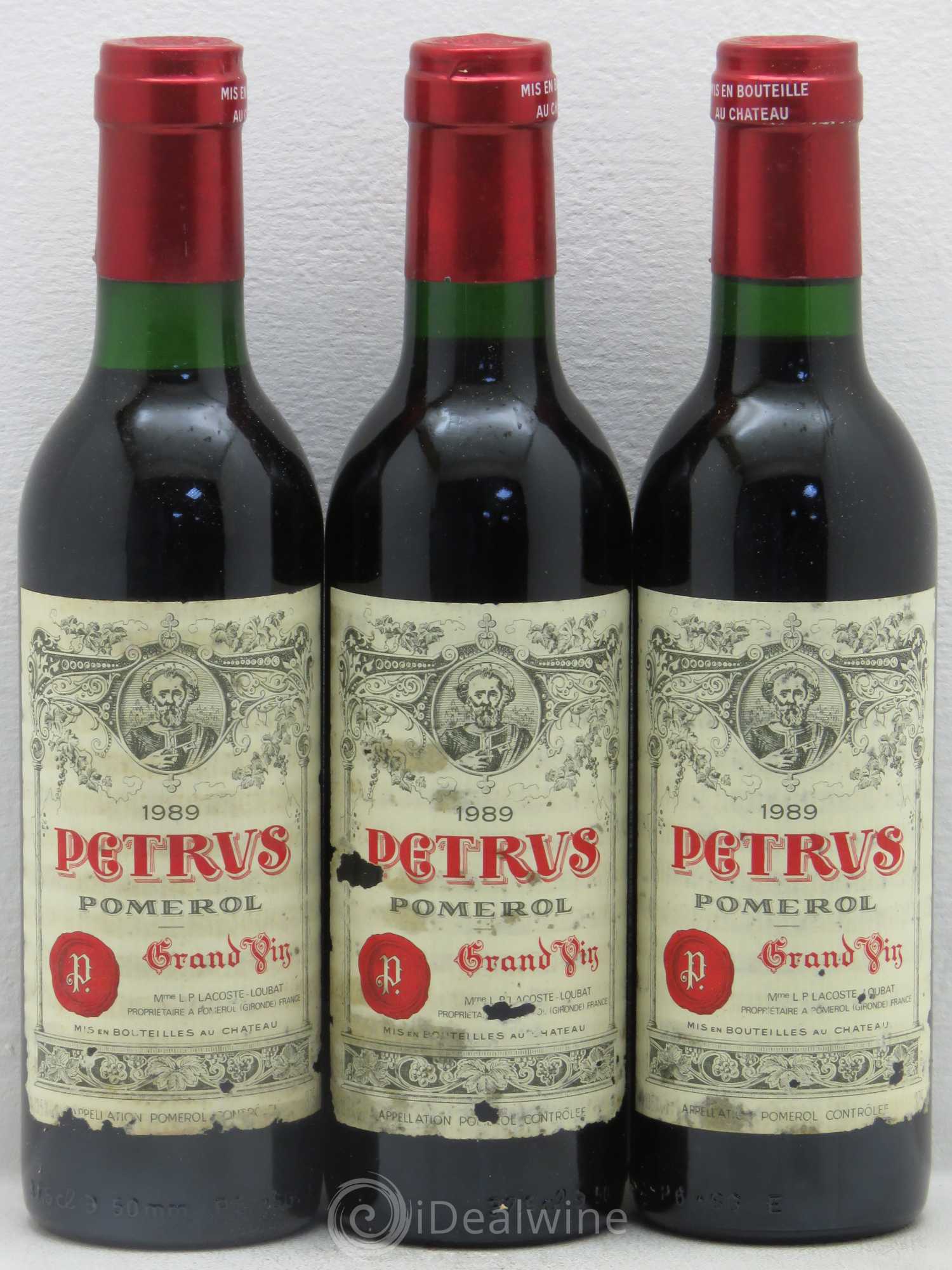 Petrus 1989 - Lot de 12 demi bouteilles - 2