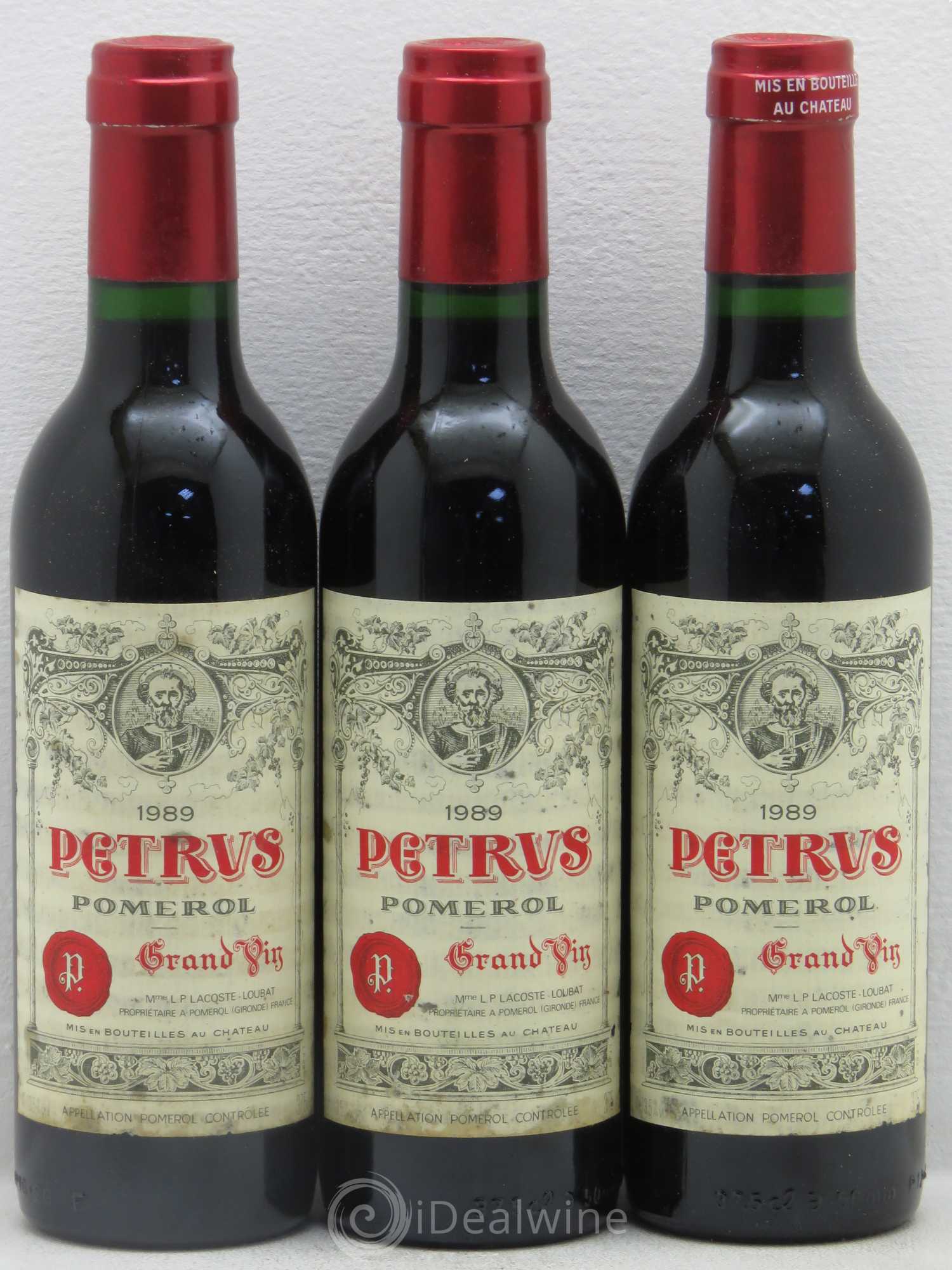 Petrus 1989 - Lot de 12 demi bouteilles - 3