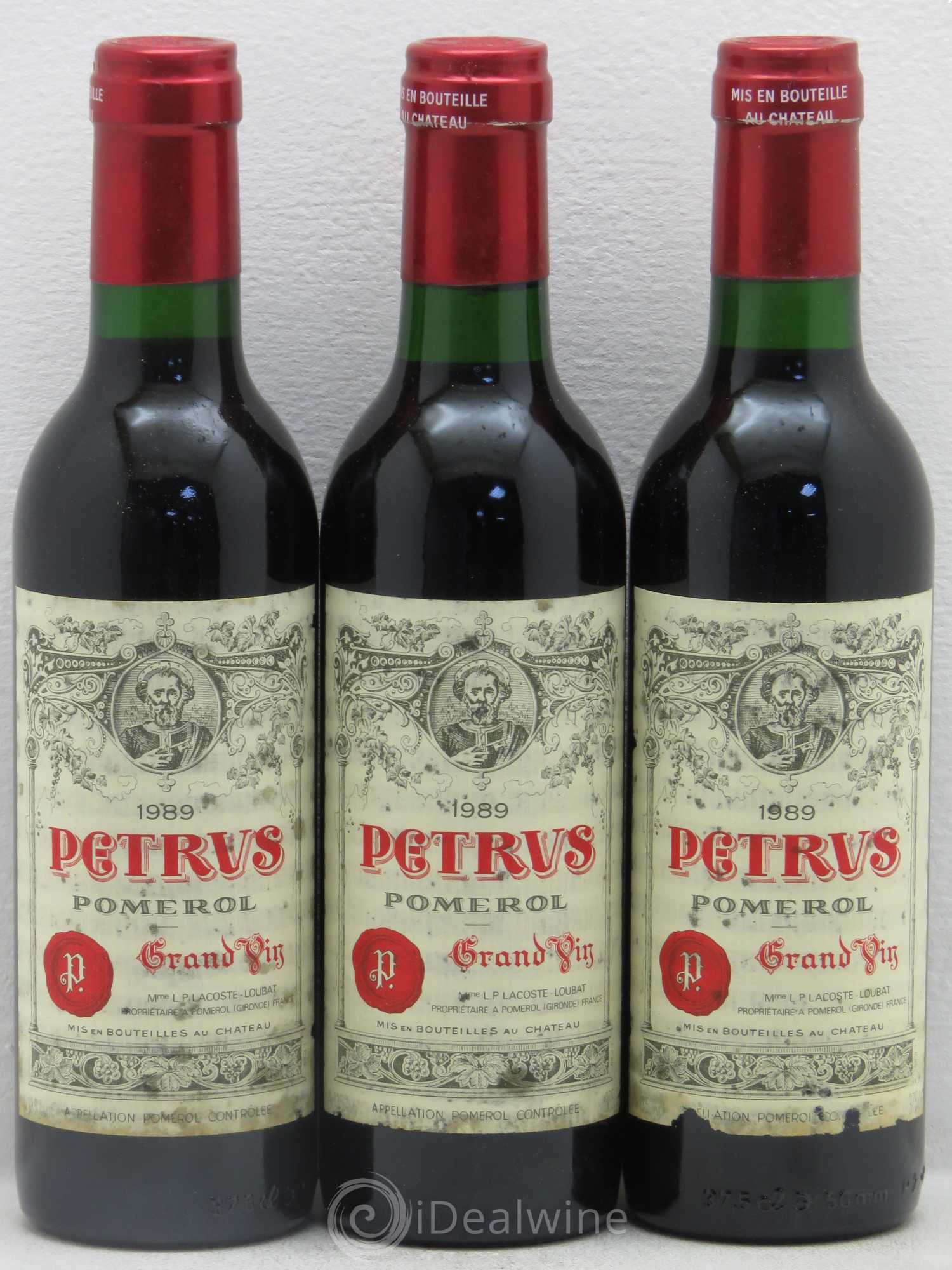 Petrus 1989 - Lot de 12 demi bouteilles - 4