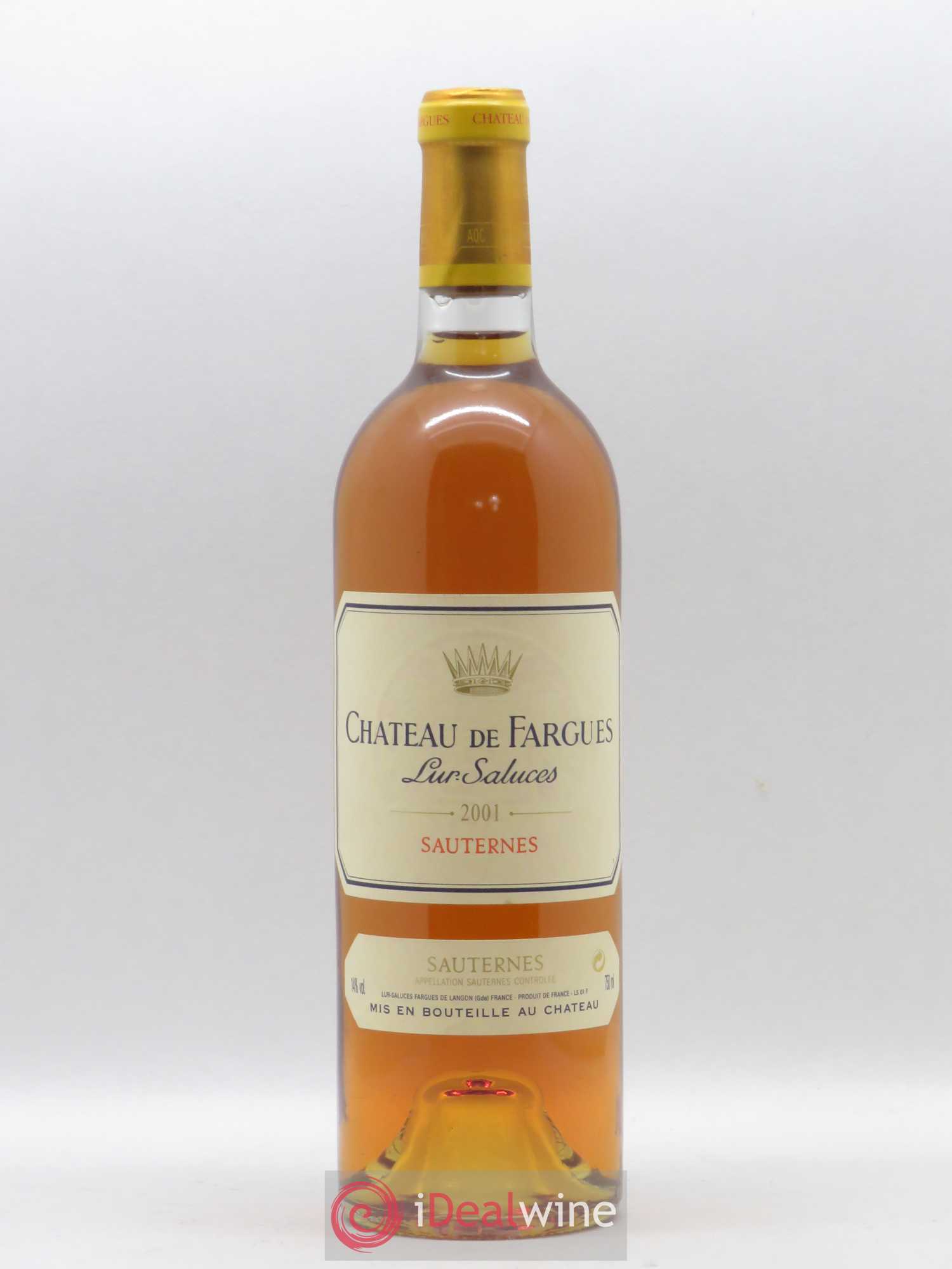 Château de Fargues 2001 - Posten von 1 Flasche - 0