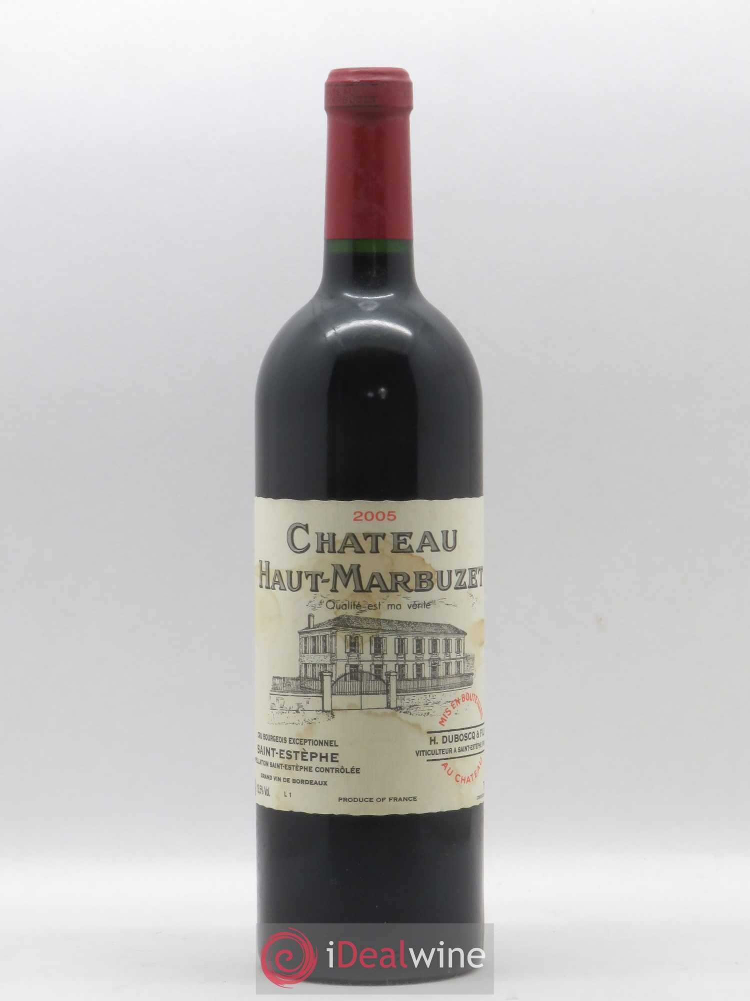 Château Haut Marbuzet 2005 - Lot de 1 bouteille - 0