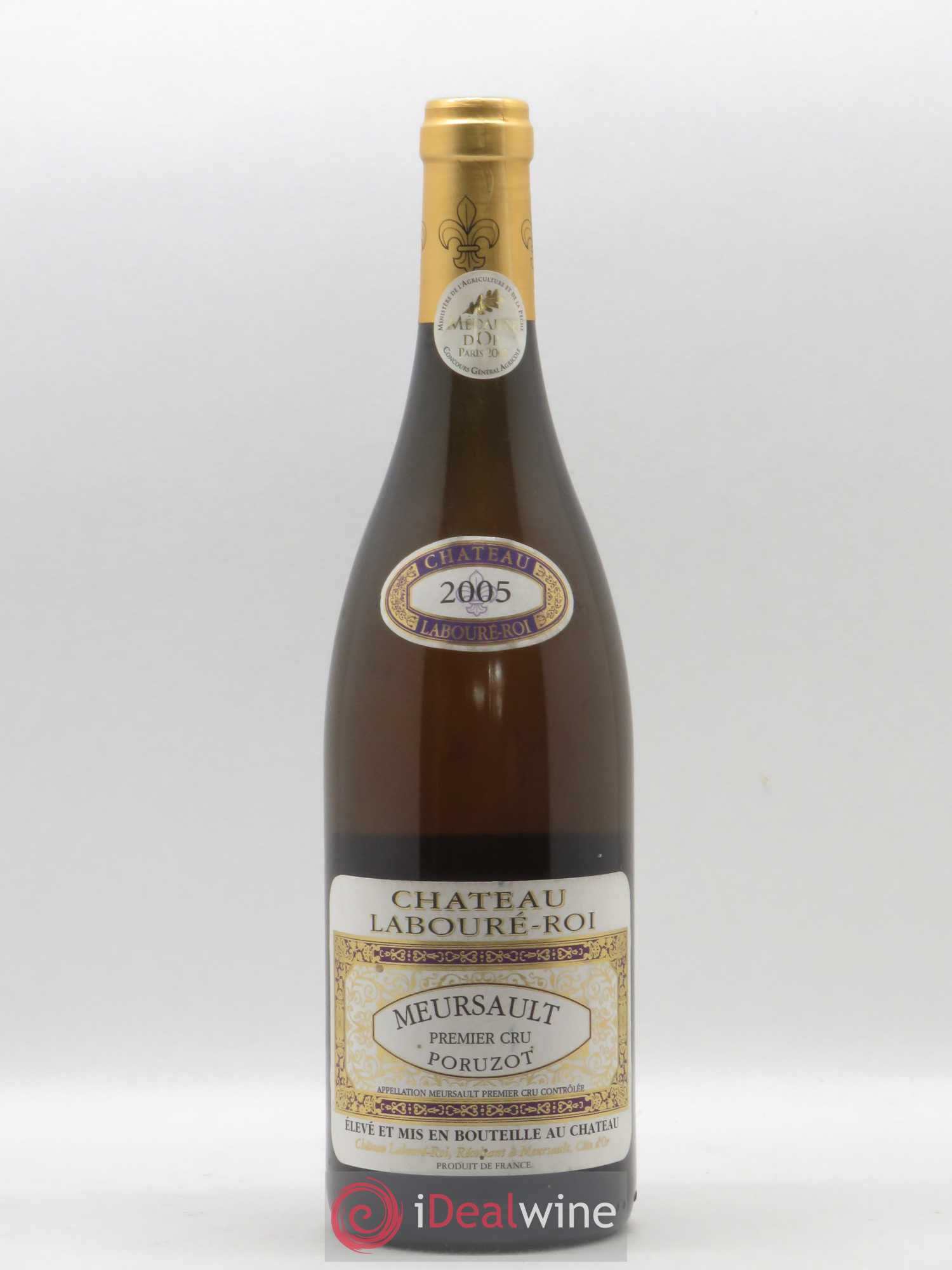 Meursault 1er Cru Poruzot Labouré Roi 2005 - Posten von 1 Flasche - 0