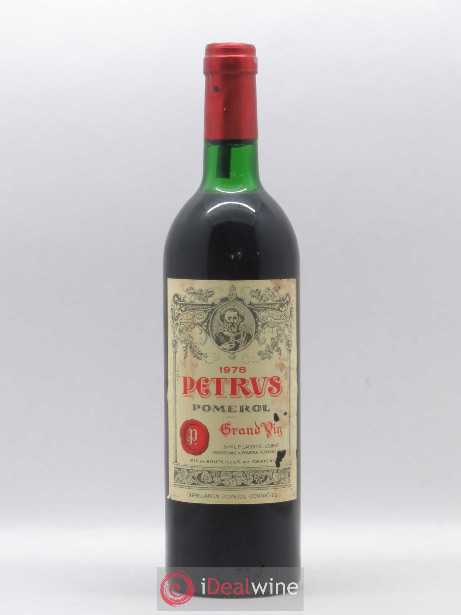 Petrus 1978 - Lot de 1 bouteille - 0