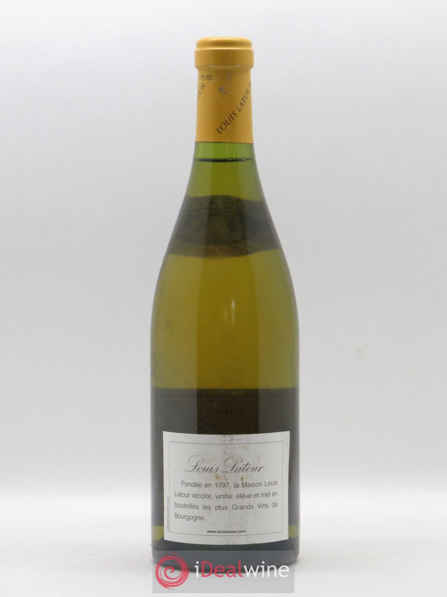 Chevalier-Montrachet Grand Cru Les Demoiselles Louis Latour 2000 - Lot de 1 bouteille - 1