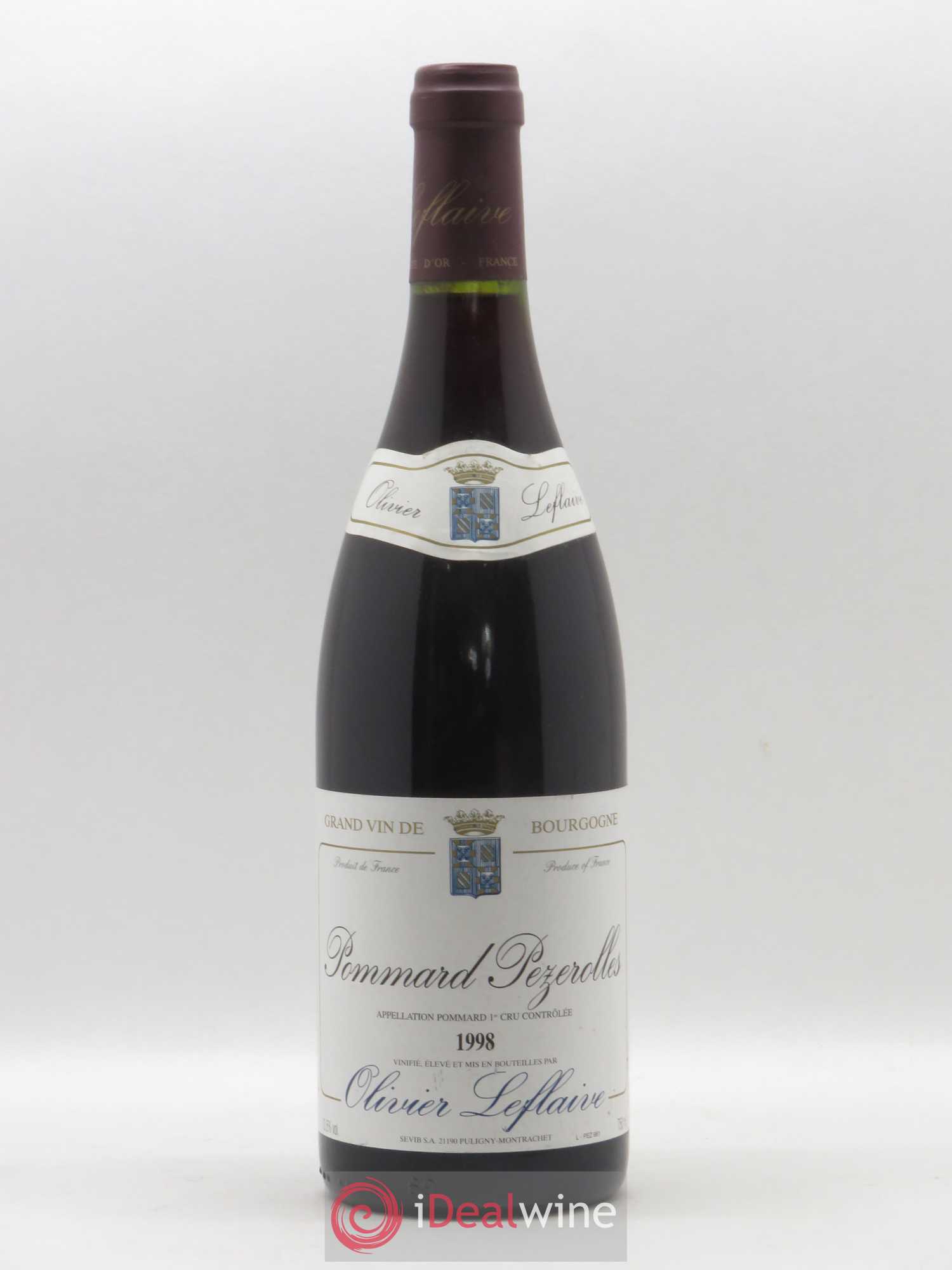 Pommard 1er Cru Pézerolles Olivier Leflaive 1998 - Posten von 1 Flasche - 0