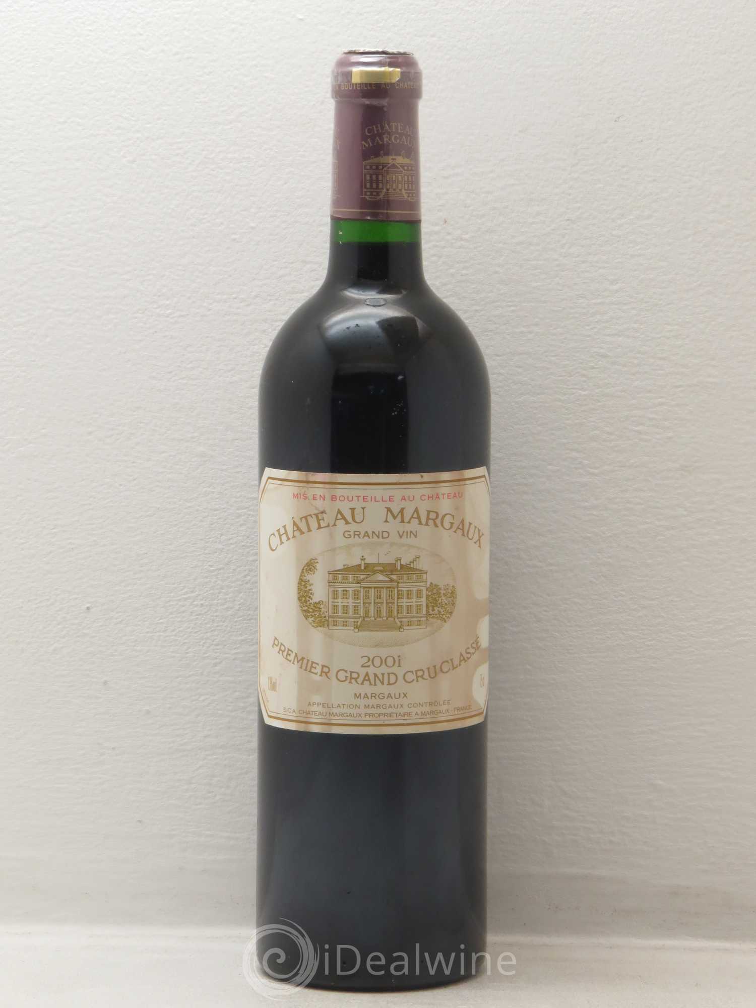 Château Margaux 1er Grand Cru Classé 2001 - Lot de 1 bouteille - 0