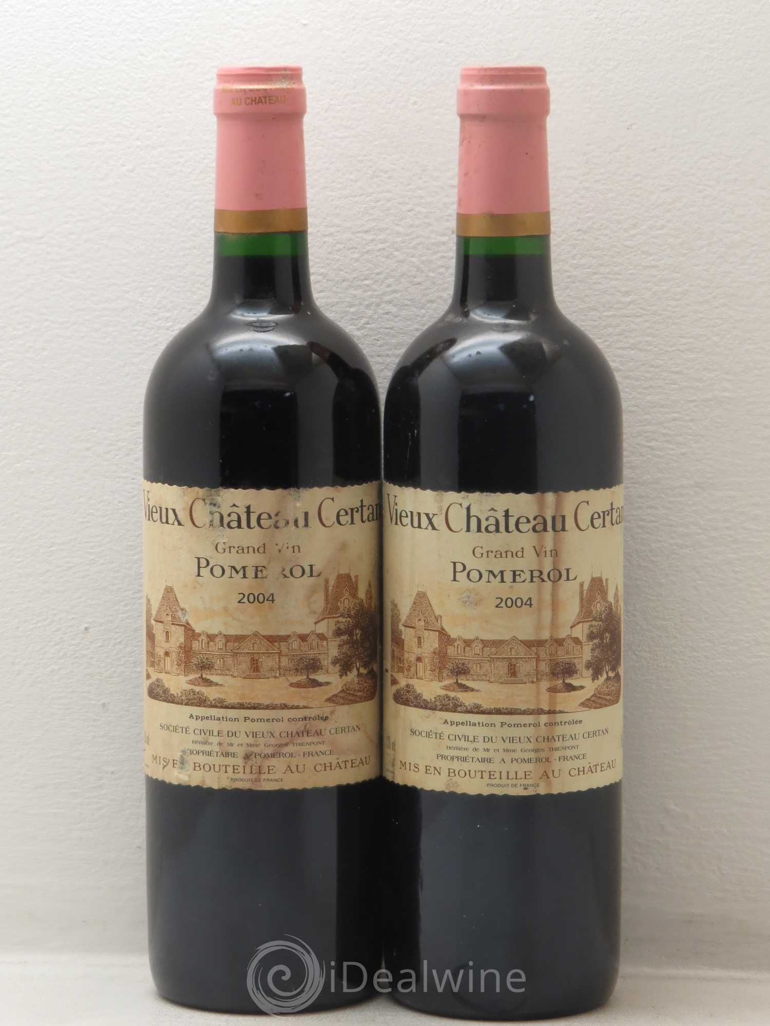 Vieux Château Certan 2004 - Lot de 2 bouteilles - 0