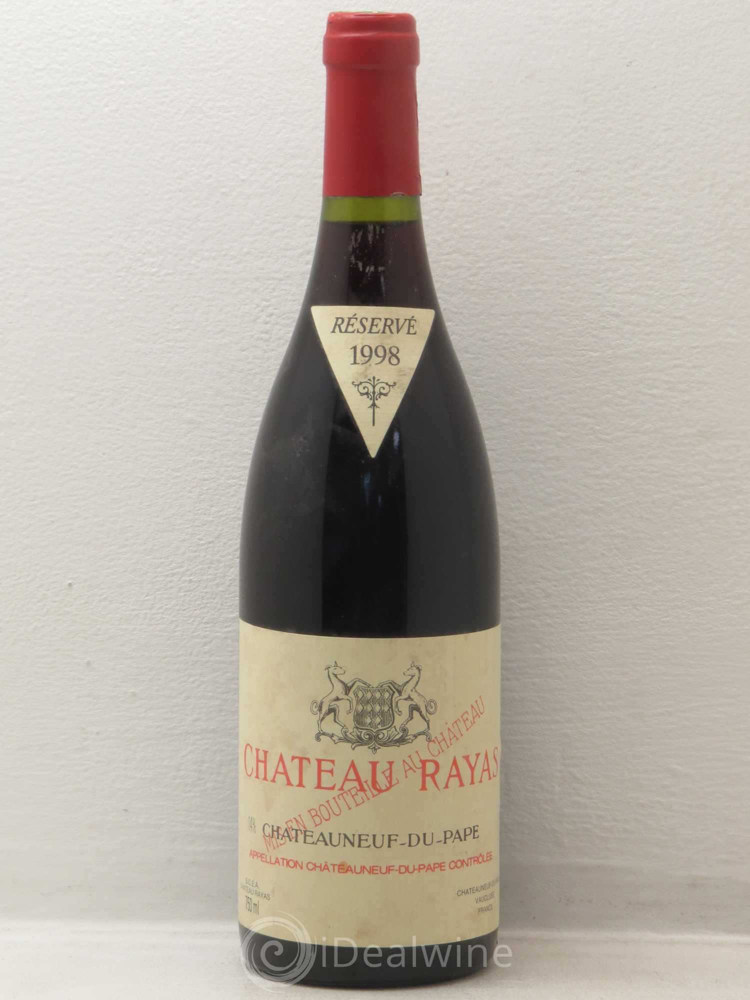 Châteauneuf-du-Pape Château Rayas Emmanuel Reynaud 1998 - Lot de 1 bouteille - 0