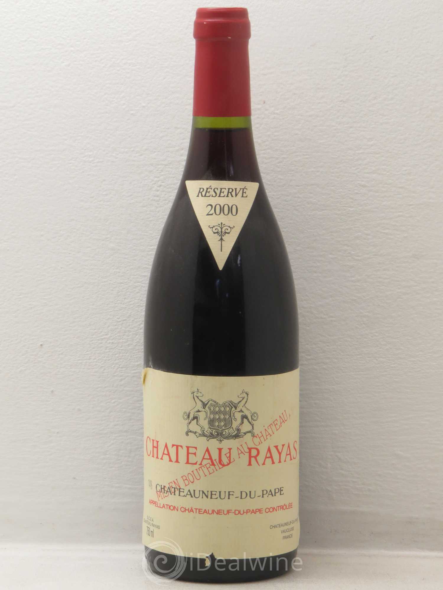 Châteauneuf-du-Pape Château Rayas Emmanuel Reynaud 2000 - Lot de 1 bouteille - 0