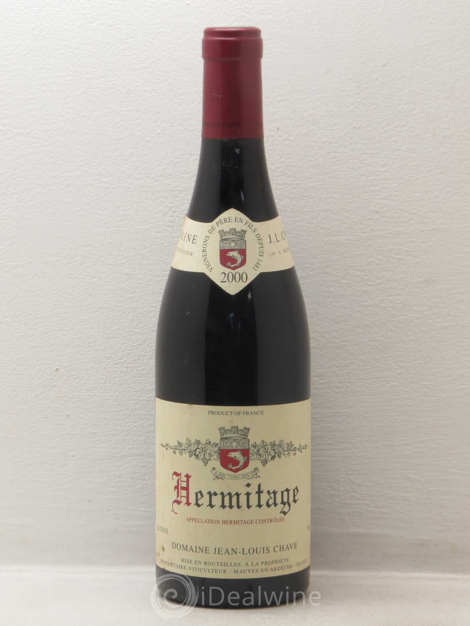 Hermitage Jean-Louis Chave 2000 - Lot de 1 bouteille - 0