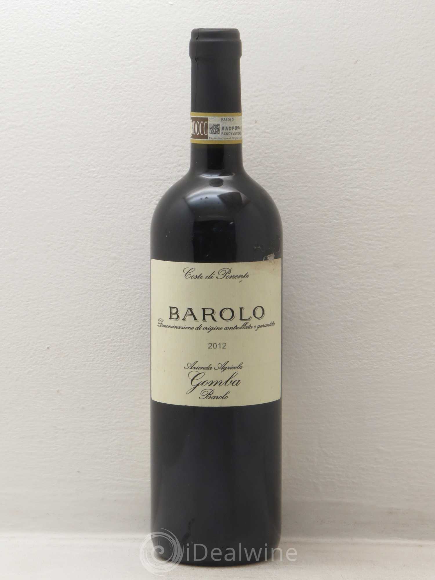 Barolo Azienda Agricola Gomba 2012 - Posten von 1 Flasche - 0