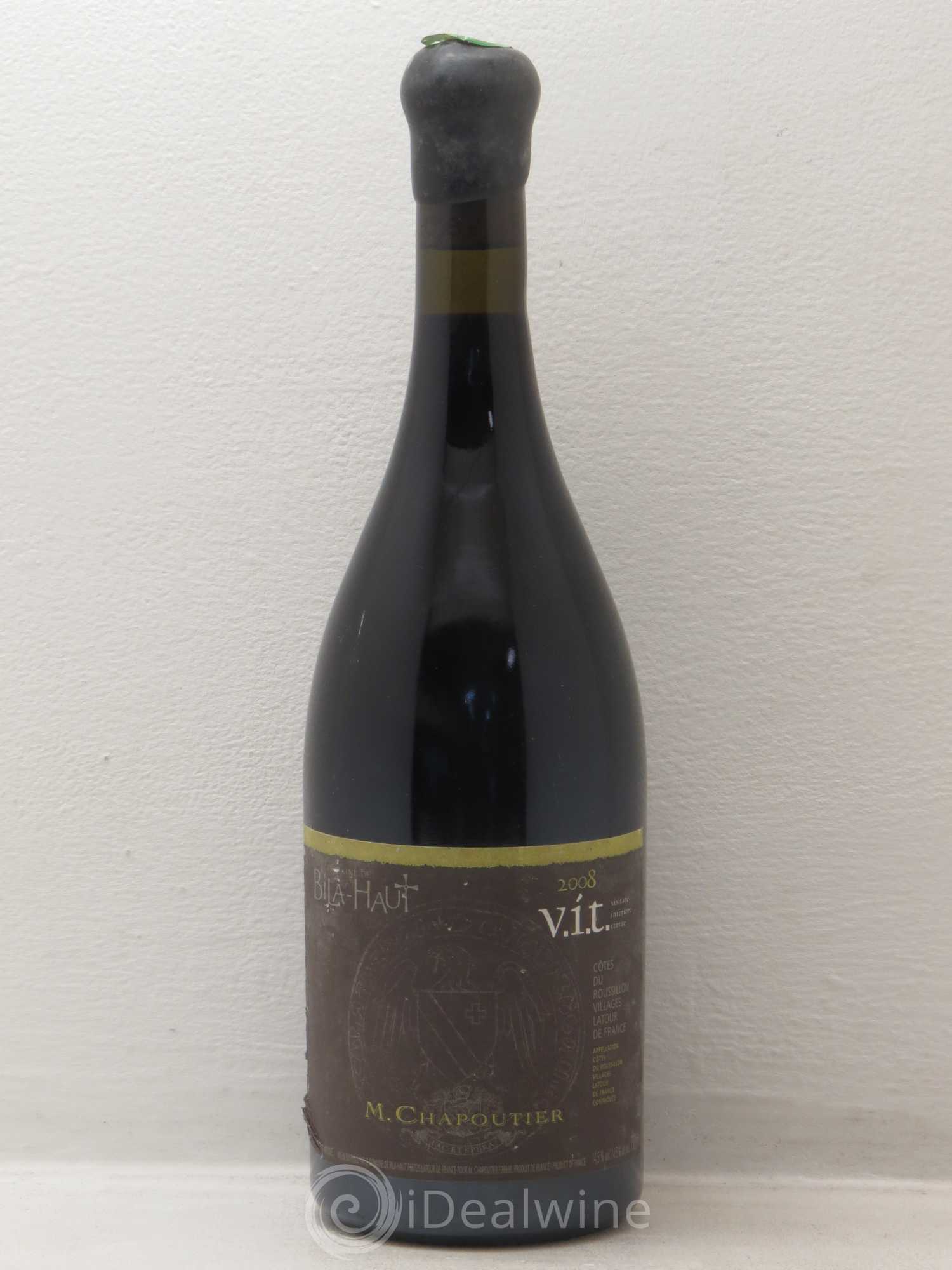 Côtes du Roussillon Bilat Haut V.I.T.Chapoutier 2008 - Lot de 1 bouteille - 0