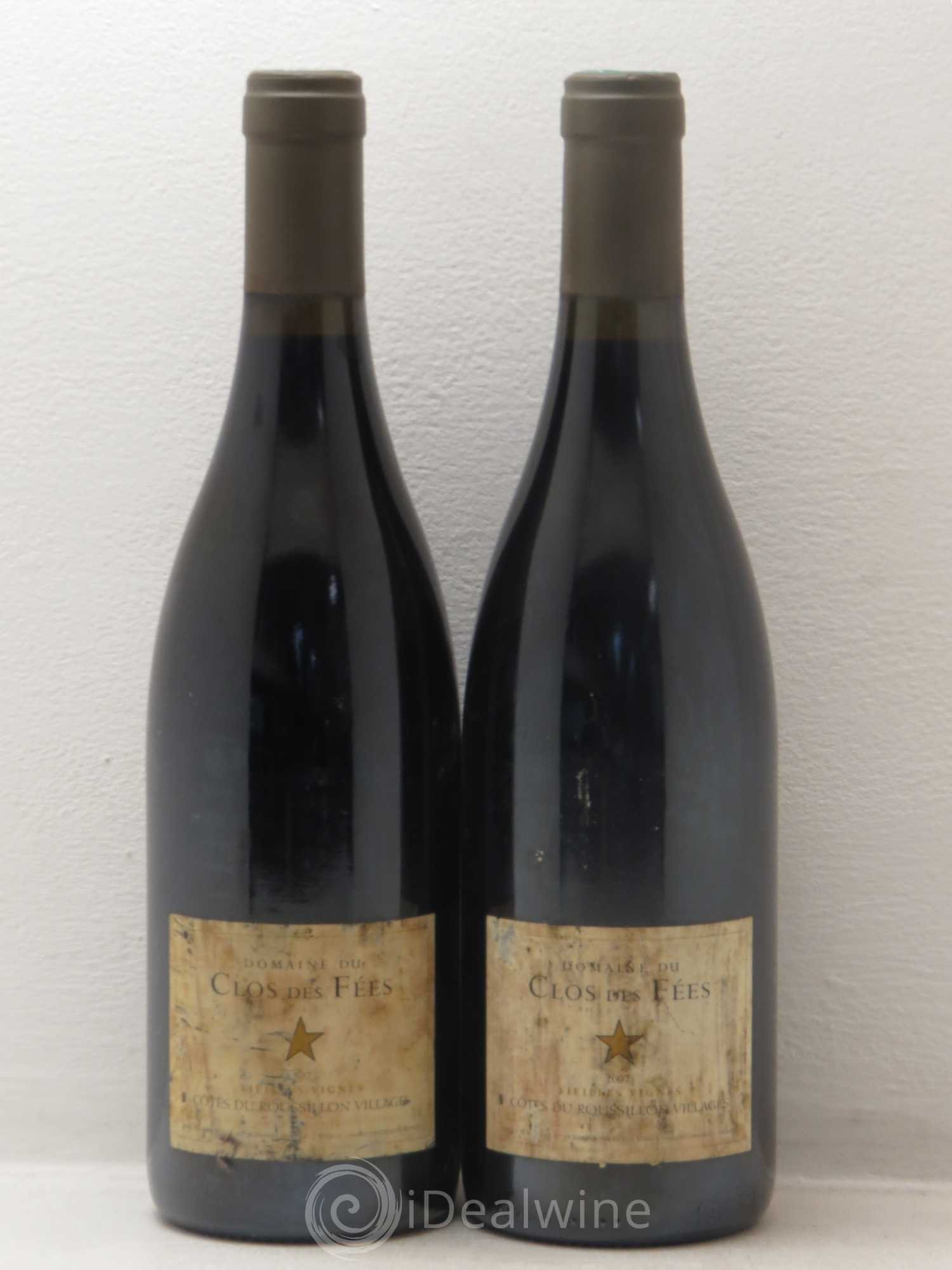 Côtes du Roussillon Villages Clos des Fées Hervé Bizeul 2007 - Posten von 2 Flaschen - 0