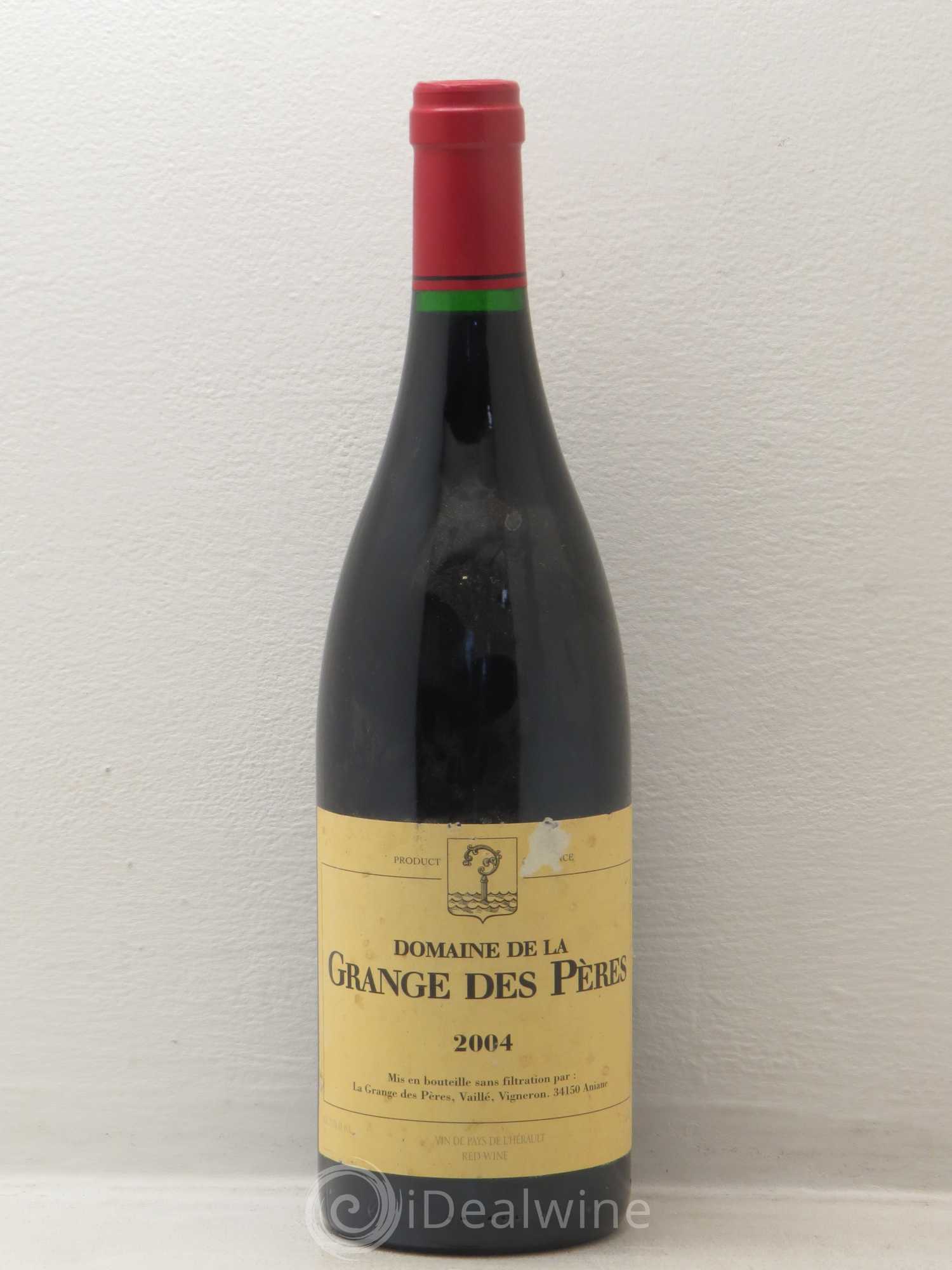 Pays d'Hérault Grange des Pères Laurent Vaillé 2004 - Lot de 1 bouteille - 0