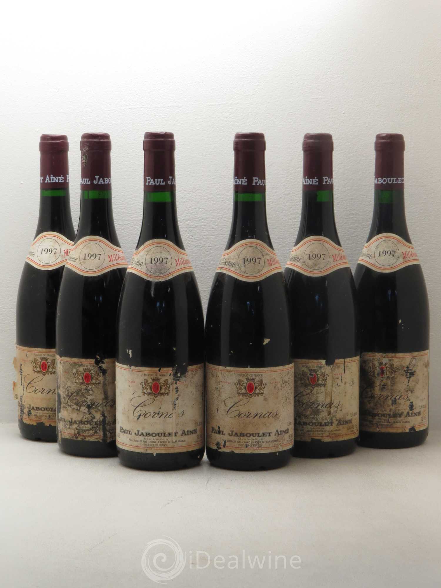 Cornas Paul Jaboulet Ainé 1997 - Lot de 6 bouteilles - 0