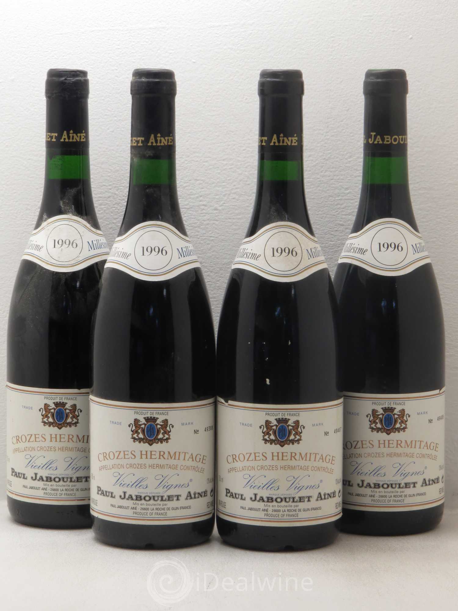 Crozes-Hermitage Jaboulet Paul A. Vieilles Vignes 1996 - Posten von 4 Flaschen - 0