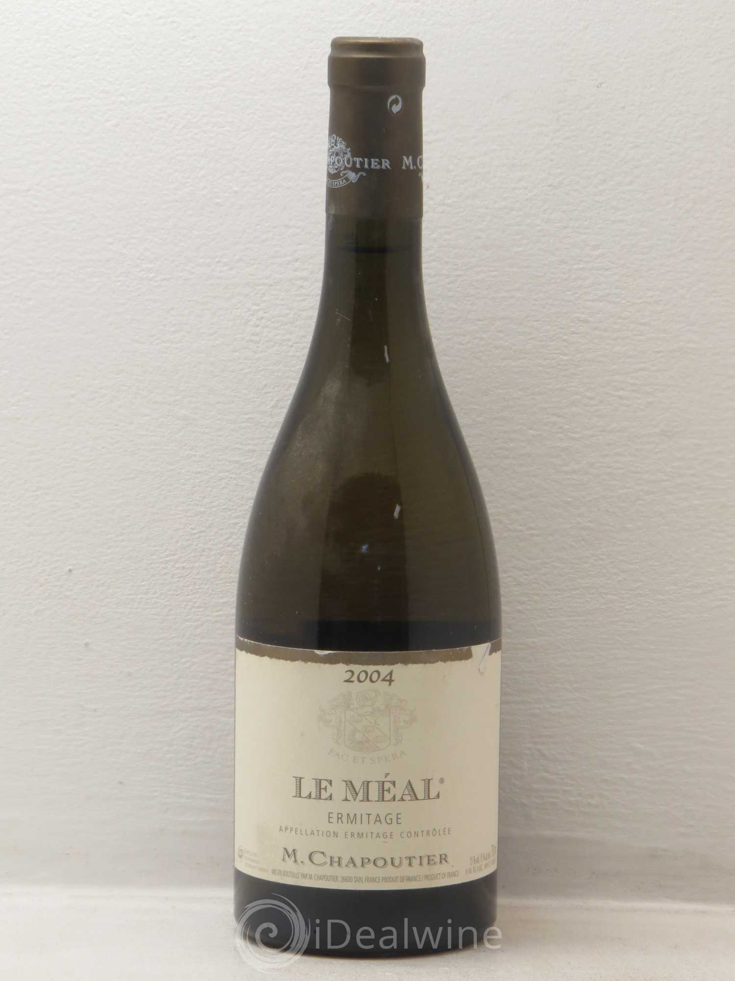 Hermitage Ermitage Le Méal Chapoutier 2004 - Lot de 1 bouteille - 0