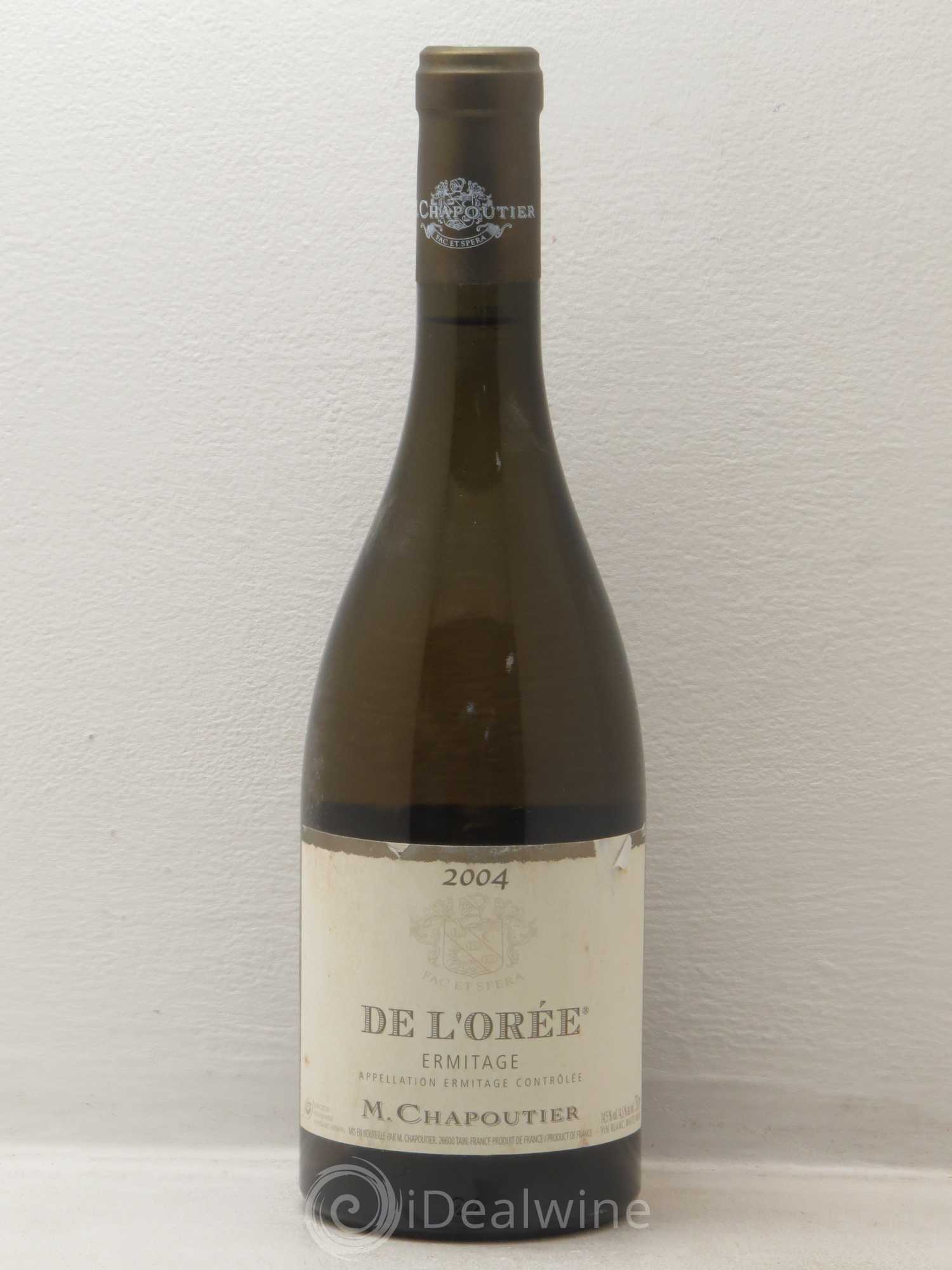 Hermitage Ermitage de l'Orée Chapoutier 2004 - Posten von 1 Flasche - 0