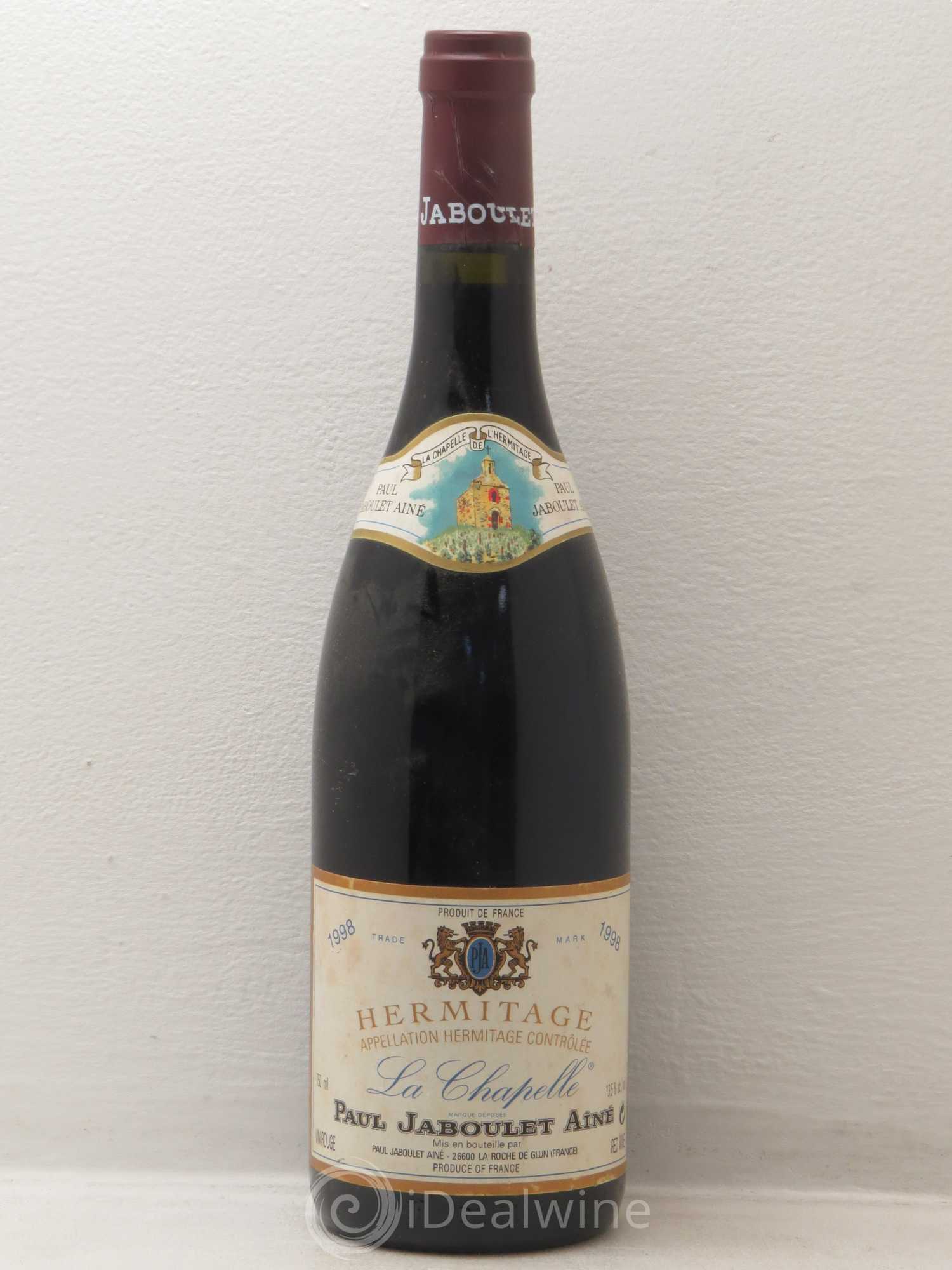 Hermitage La Chapelle Paul Jaboulet Ainé 1998 - Lot de 1 bouteille - 0
