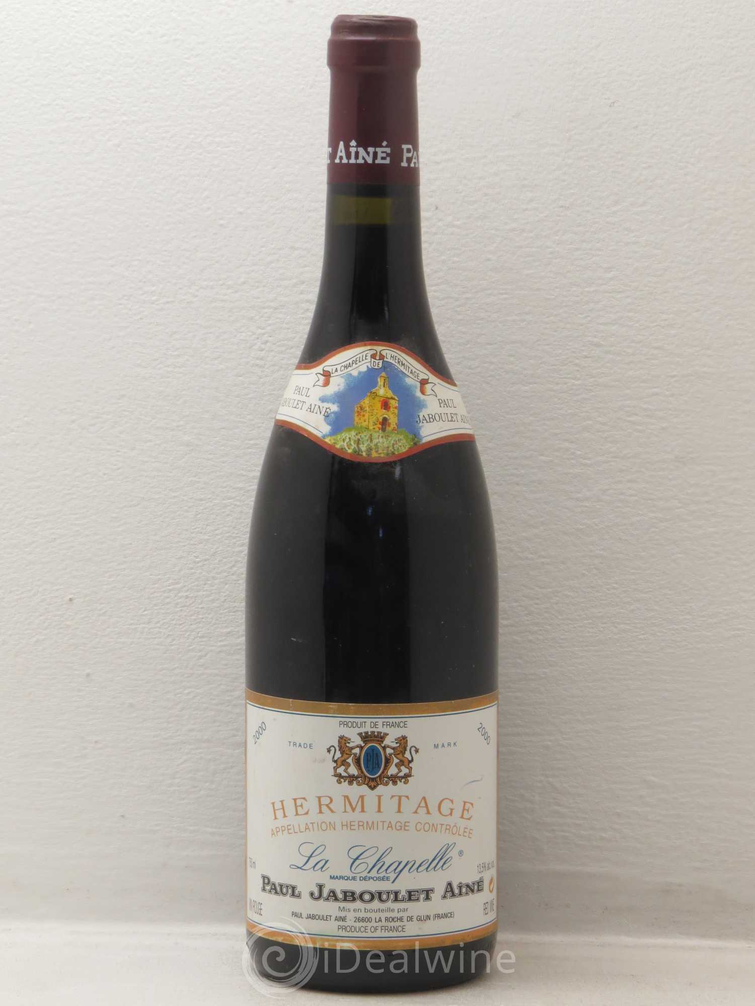 Hermitage La Chapelle Paul Jaboulet Ainé 2000 - Lot de 1 bouteille - 0
