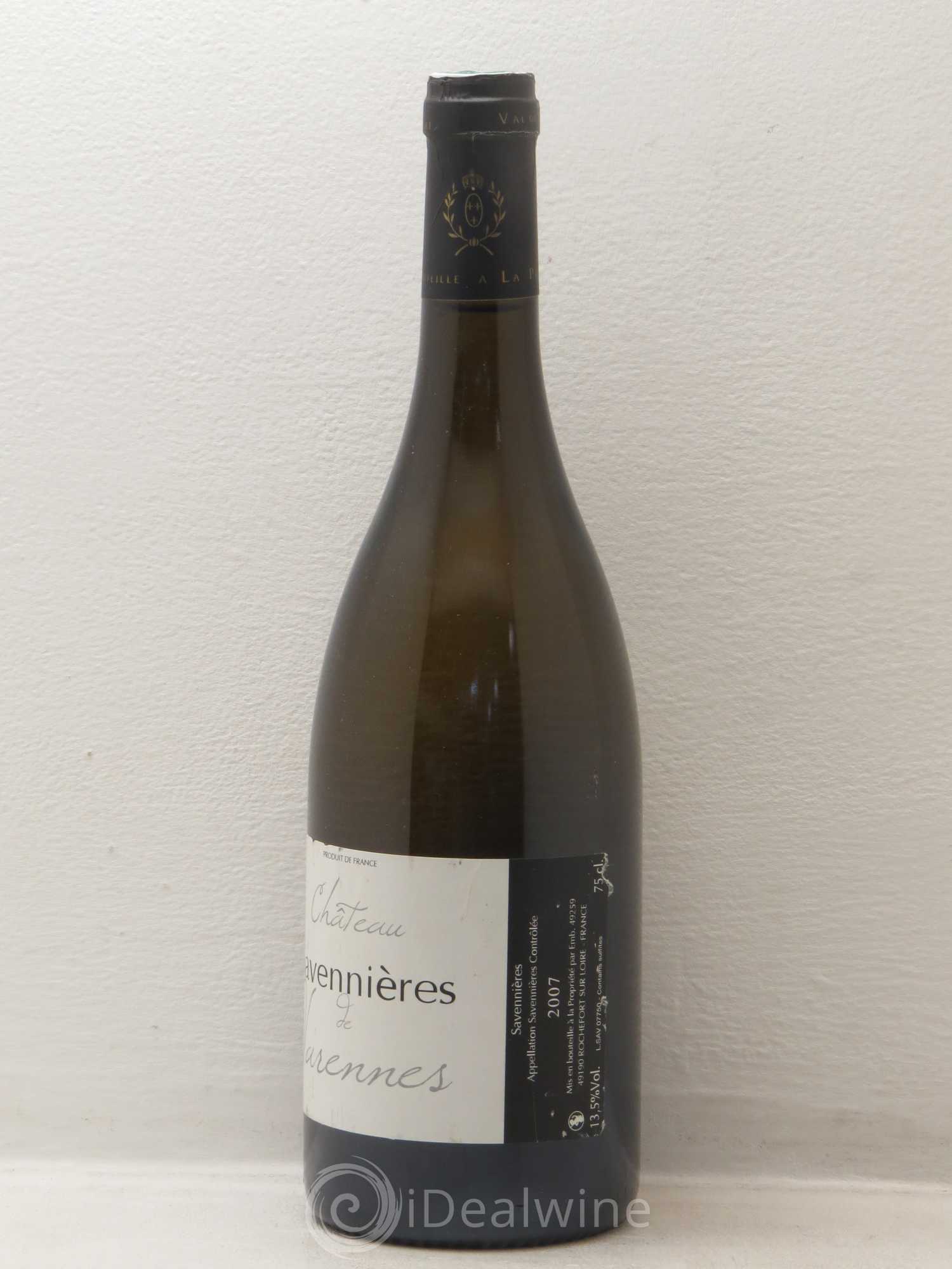 Savennières Château De Varennes 2007 - Posten von 1 Flasche - 1