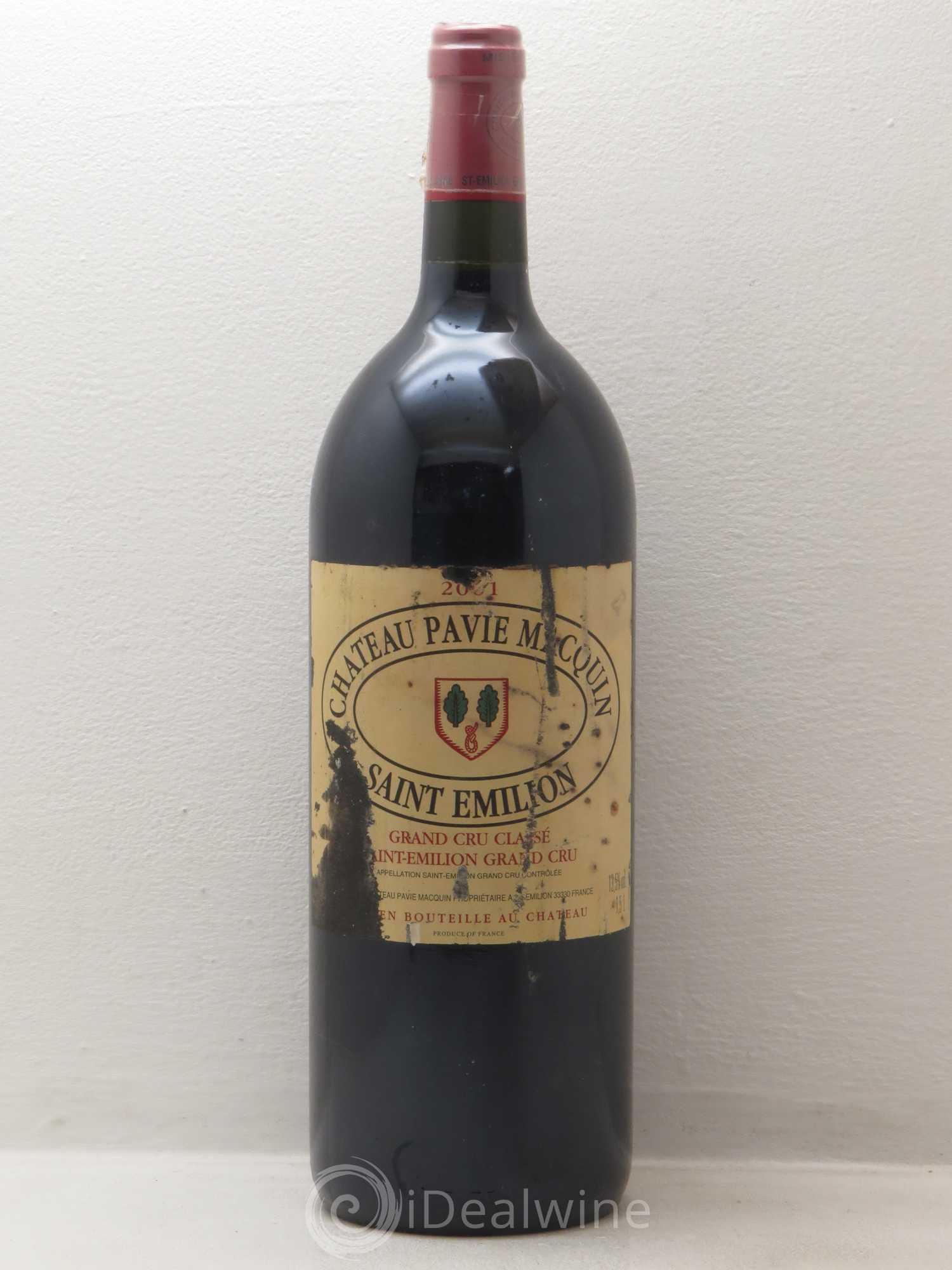 Château Pavie Macquin 1er Grand Cru Classé B 2001 - Lot de 1 magnum - 0