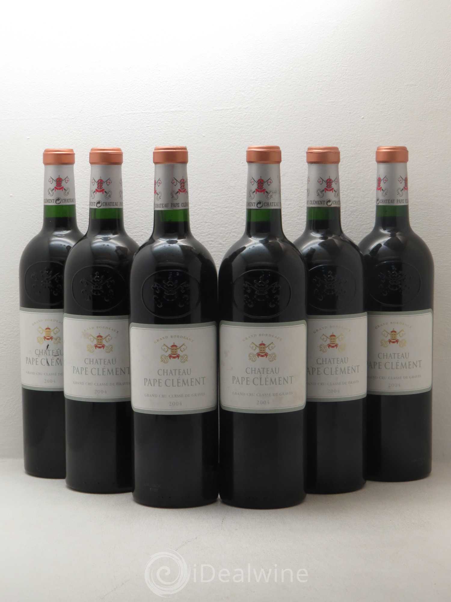 Château Pape Clément Cru Classé de Graves 2004 - Lot de 6 bouteilles - 0