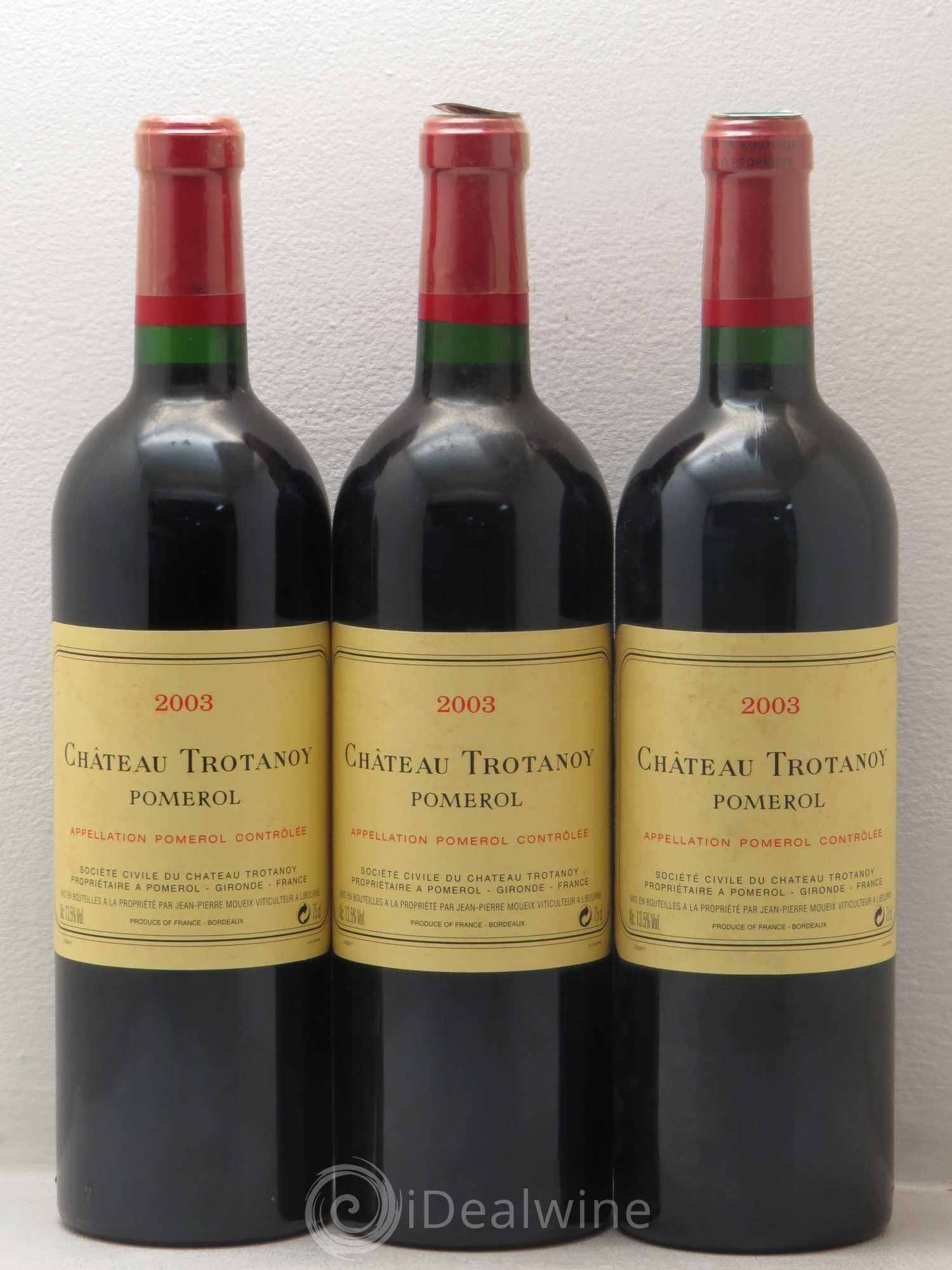 Château Trotanoy 2003 - Lot de 6 bouteilles - 2