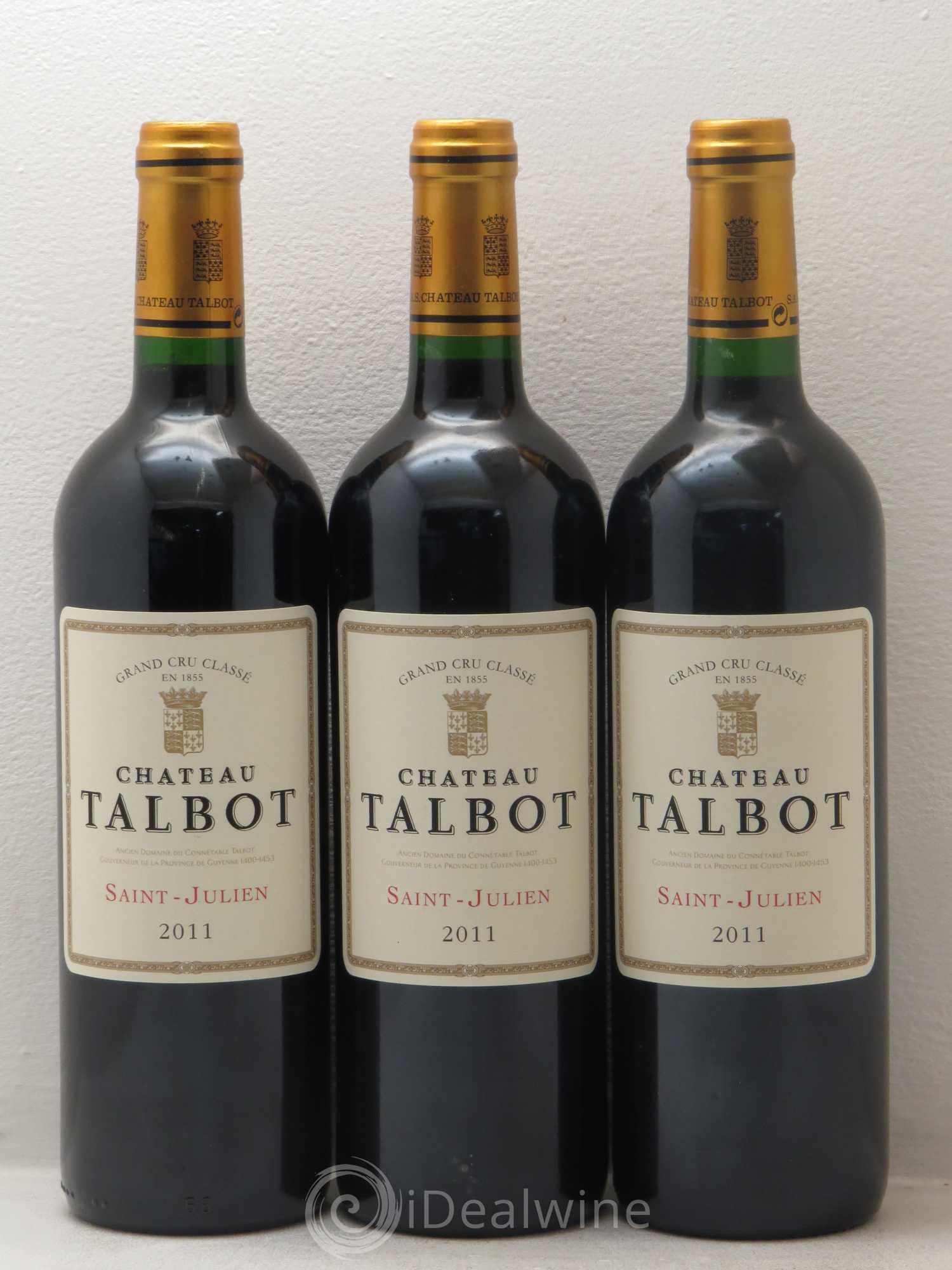 Château Talbot 4ème Grand Cru Classé 2011 - Lot de 6 bouteilles - 2