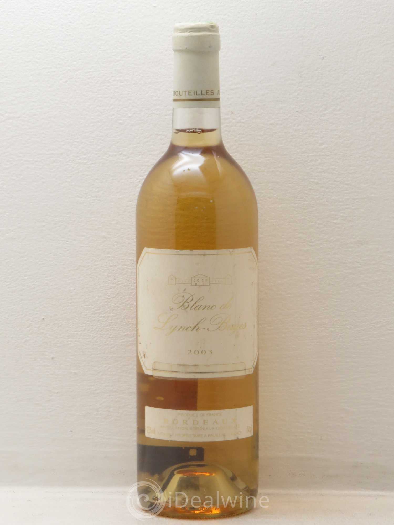 Blanc de Lynch Bages 2003 - Lot de 1 bouteille - 0