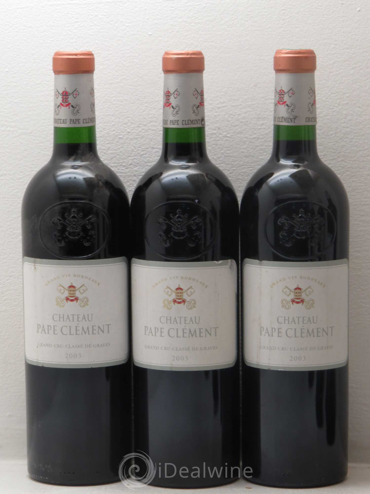 Château Pape Clément Cru Classé de Graves 2003 - Lot de 6 bouteilles - 1