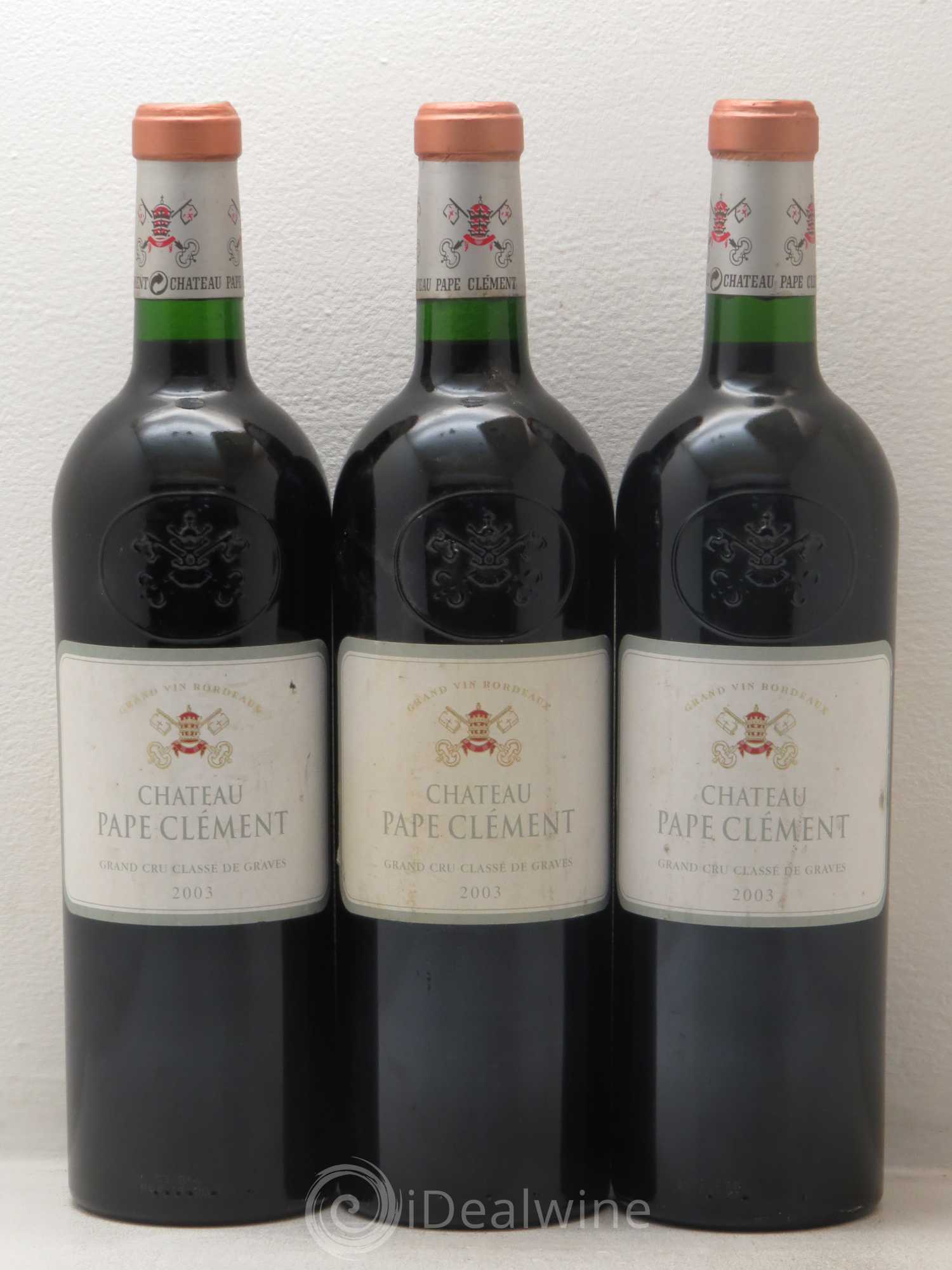 Château Pape Clément Cru Classé de Graves 2003 - Lot de 6 bouteilles - 2