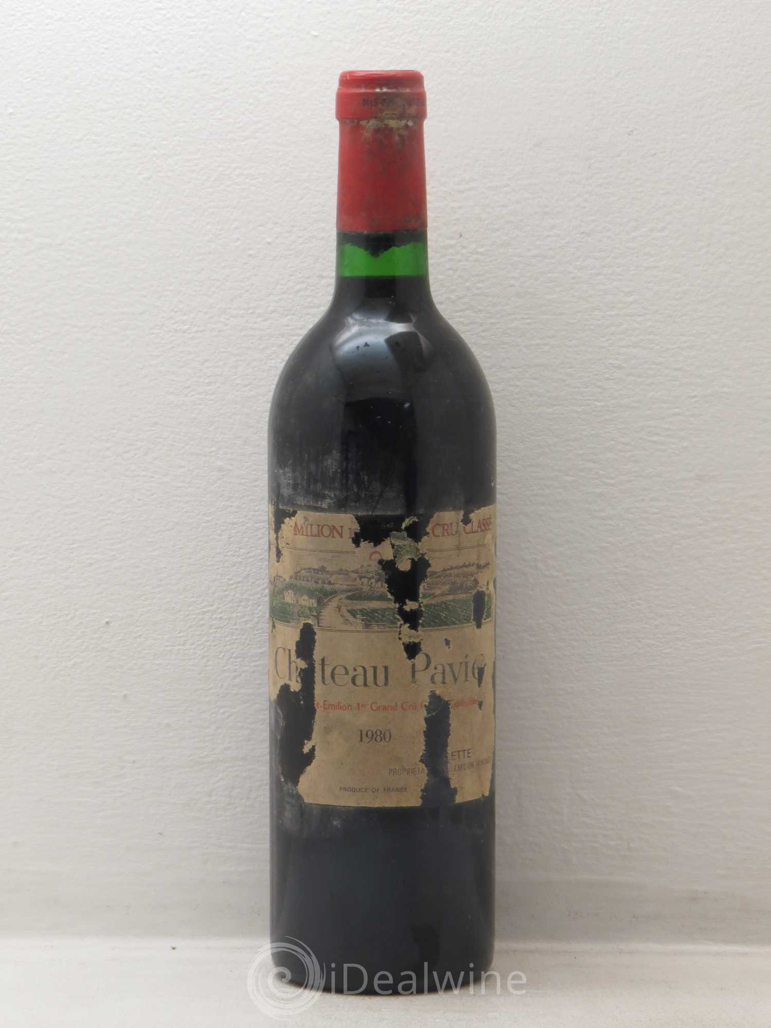 Château Pavie 1er Grand Cru Classé A 1980 - Lot de 1 bouteille - 0