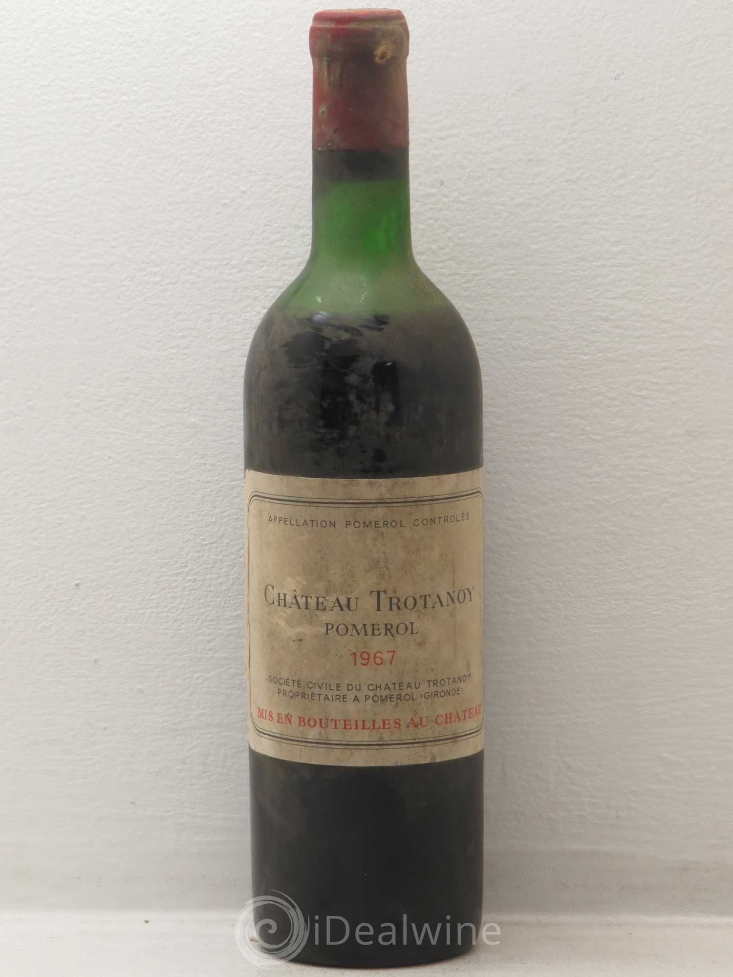 Château Trotanoy 1967 - Lot de 1 bouteille - 0