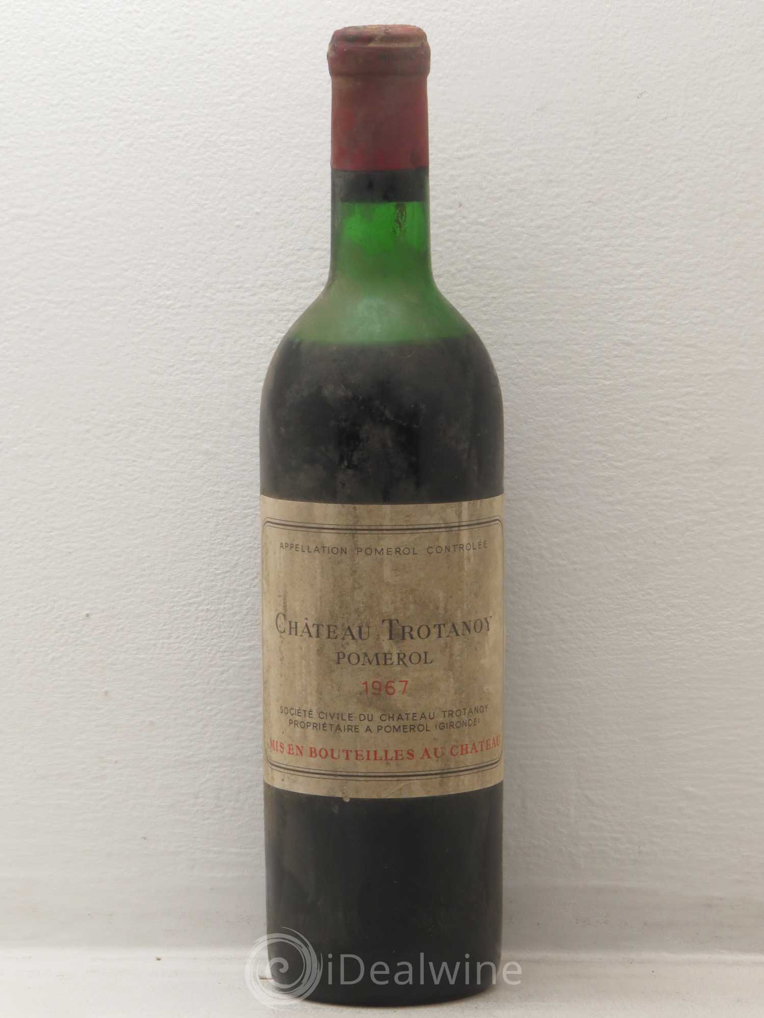 Château Trotanoy 1967 - Lot de 1 bouteille - 0