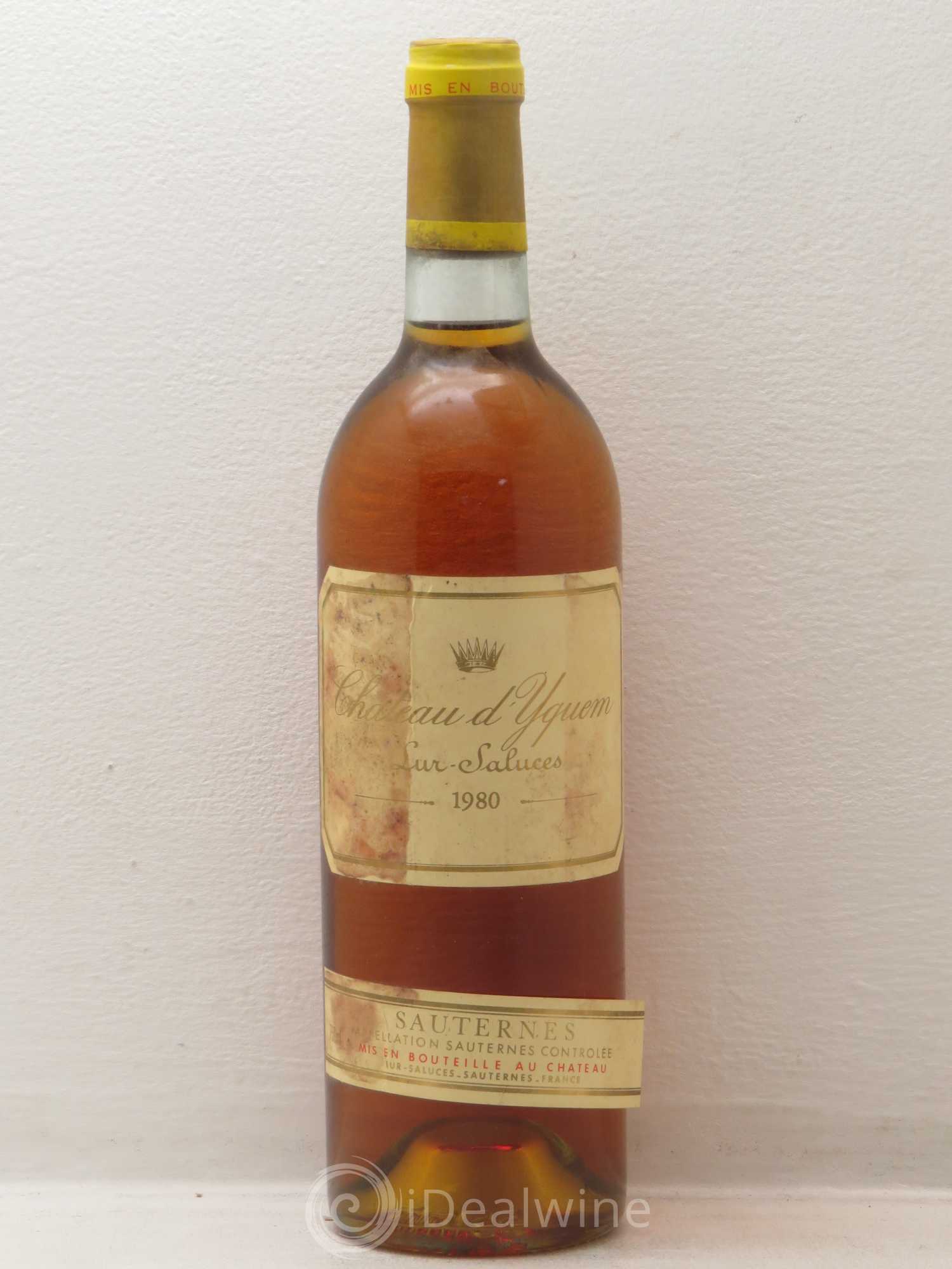 Château d' Yquem 1er Cru Classé Supérieur 1980 - Lotto di 1 bottiglia - 0