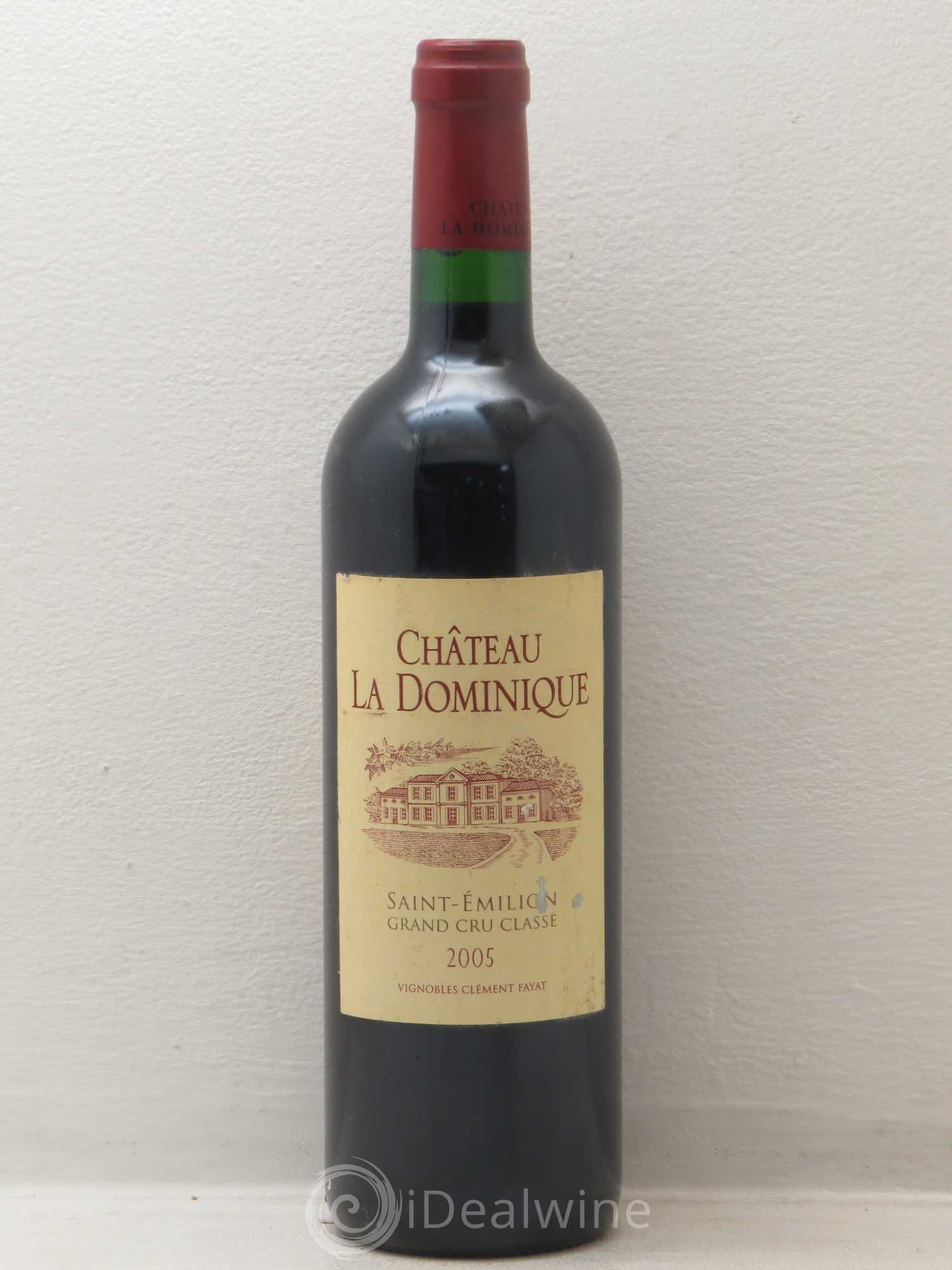 Château la Dominique Grand Cru Classé 2005 - Lot de 1 bouteille - 0