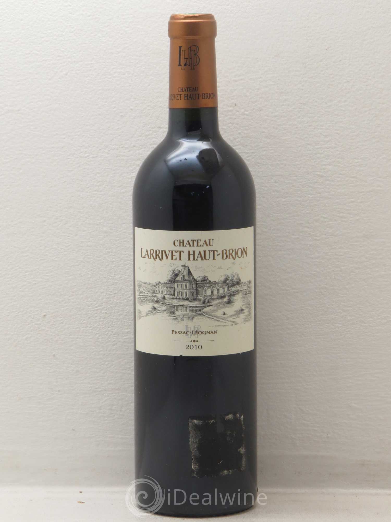 Château Larrivet Haut-Brion 2010 - Lot de 1 bouteille - 0
