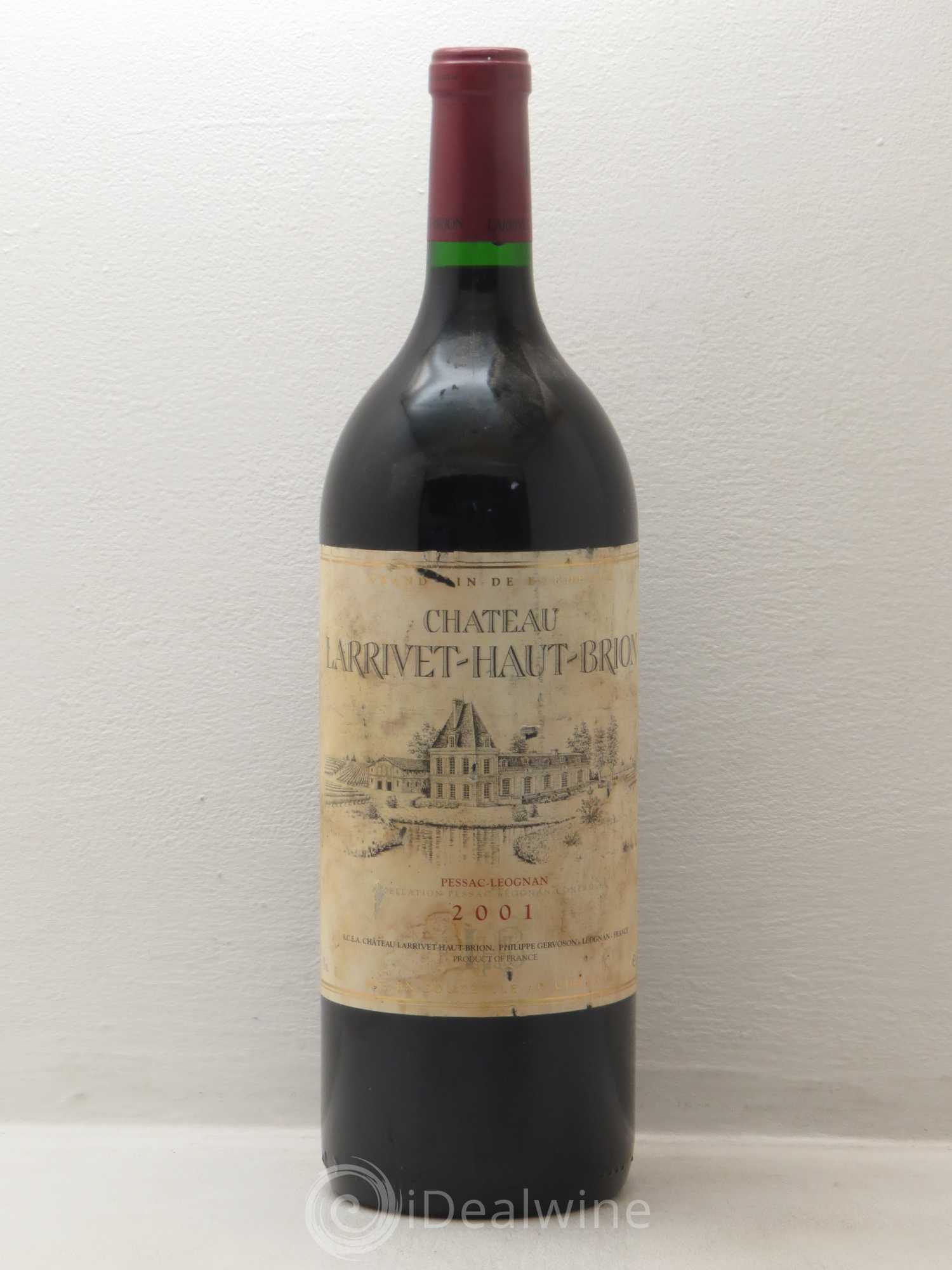 Château Larrivet Haut-Brion 2001 - Lot de 1 magnum - 0