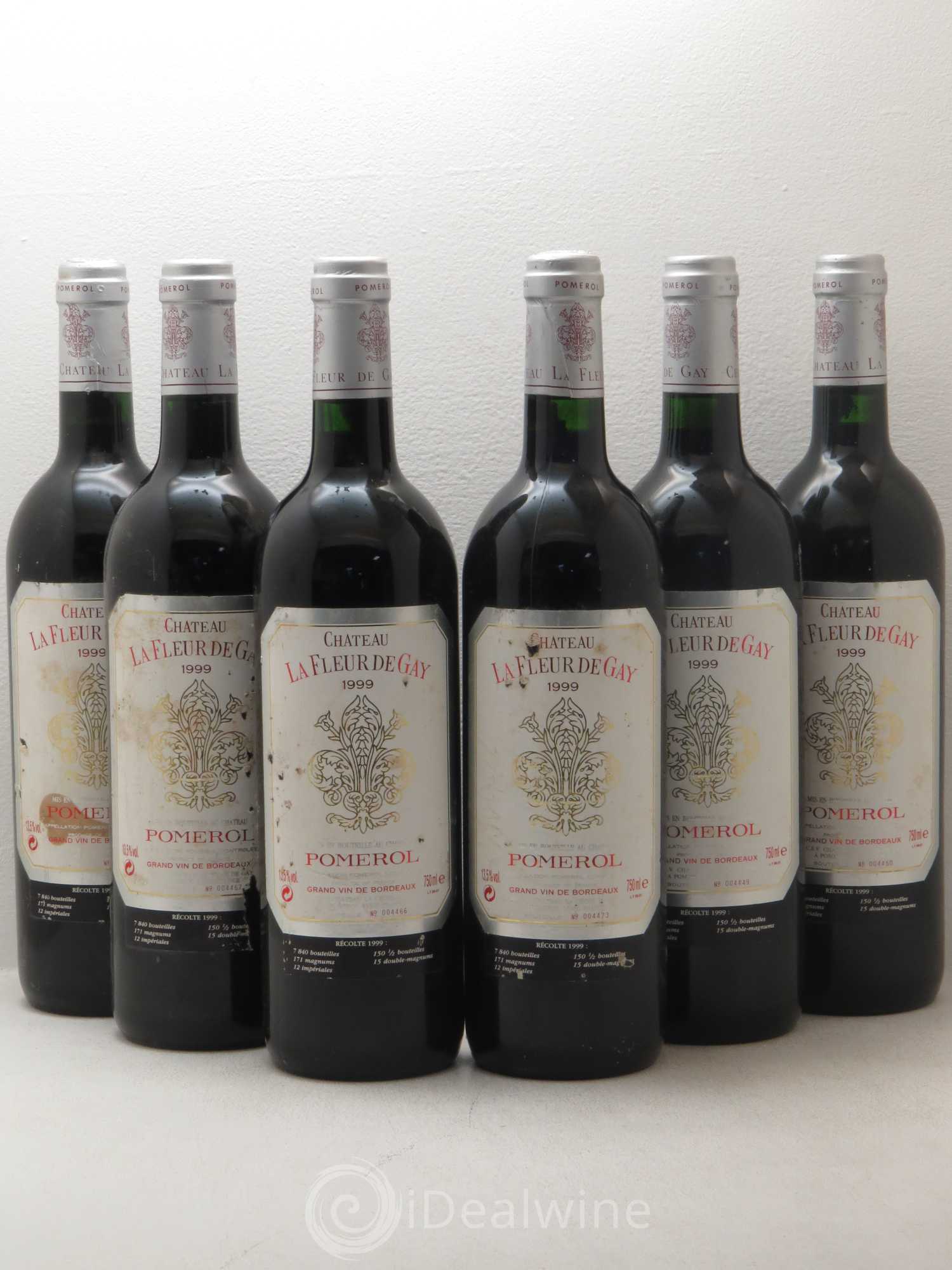 Château la Fleur de Gay 1999 - Lot de 6 bouteilles - 0