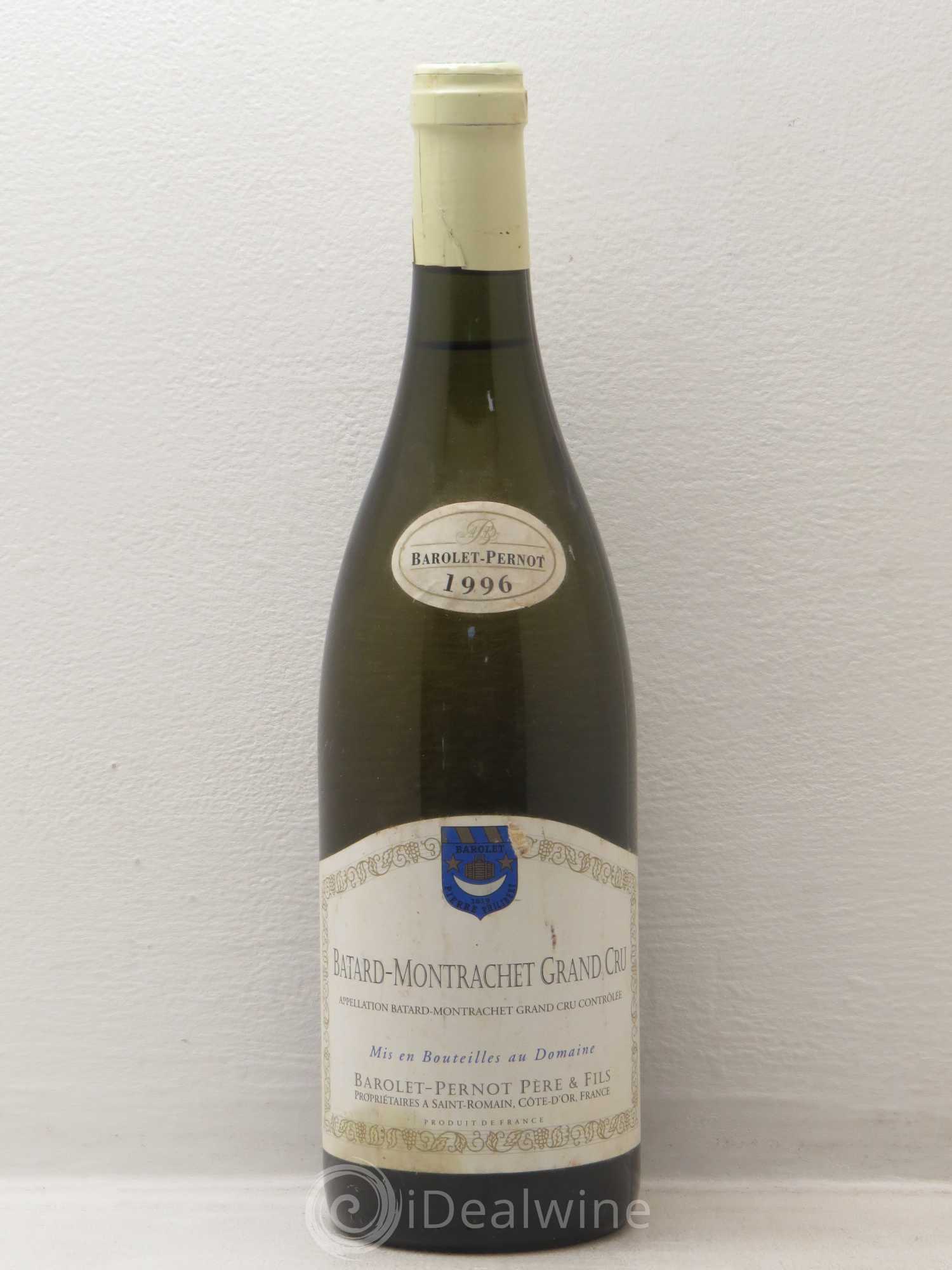 Bâtard-Montrachet Grand Cru 1996 - Posten von 1 Flasche - 0