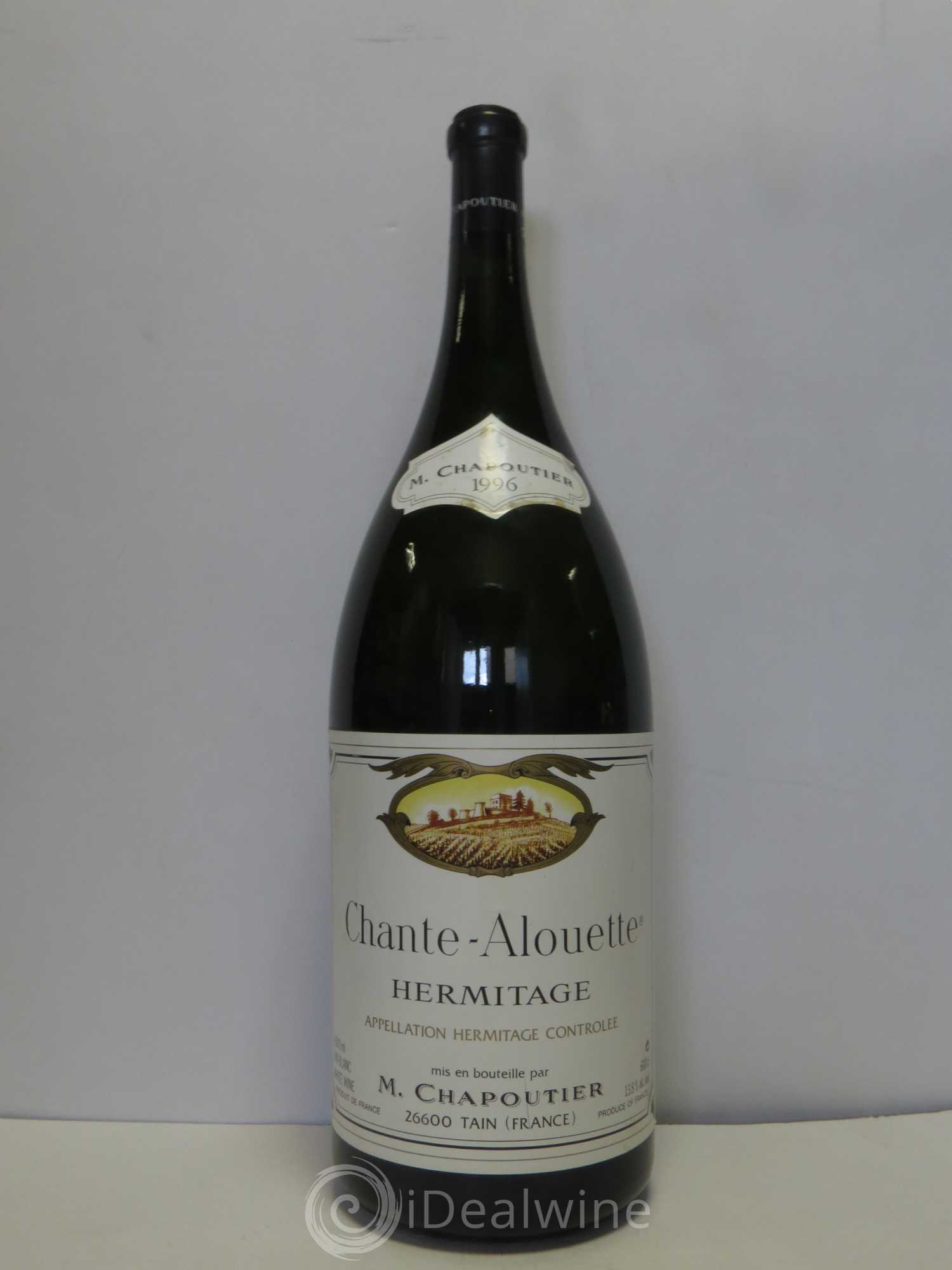 Hermitage Chante Alouette Chapoutier 1996 - Lot de 1 impériale - 0