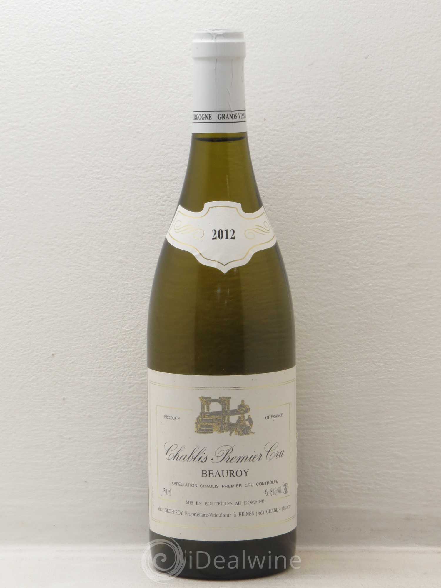 Chablis 1er Cru Beauroy - Alain Geoffreoy 2012 - Posten von 1 Flasche - 0