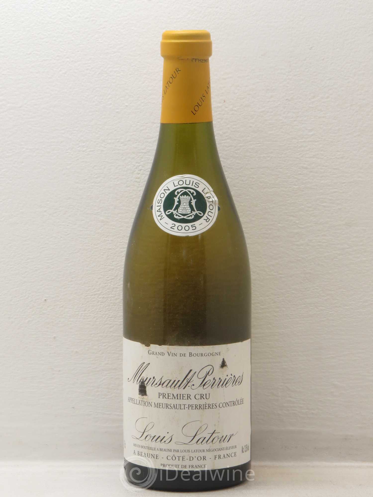 Meursault 1er Cru Perrières Louis Latour 2005 - Lot de 1 bouteille - 0