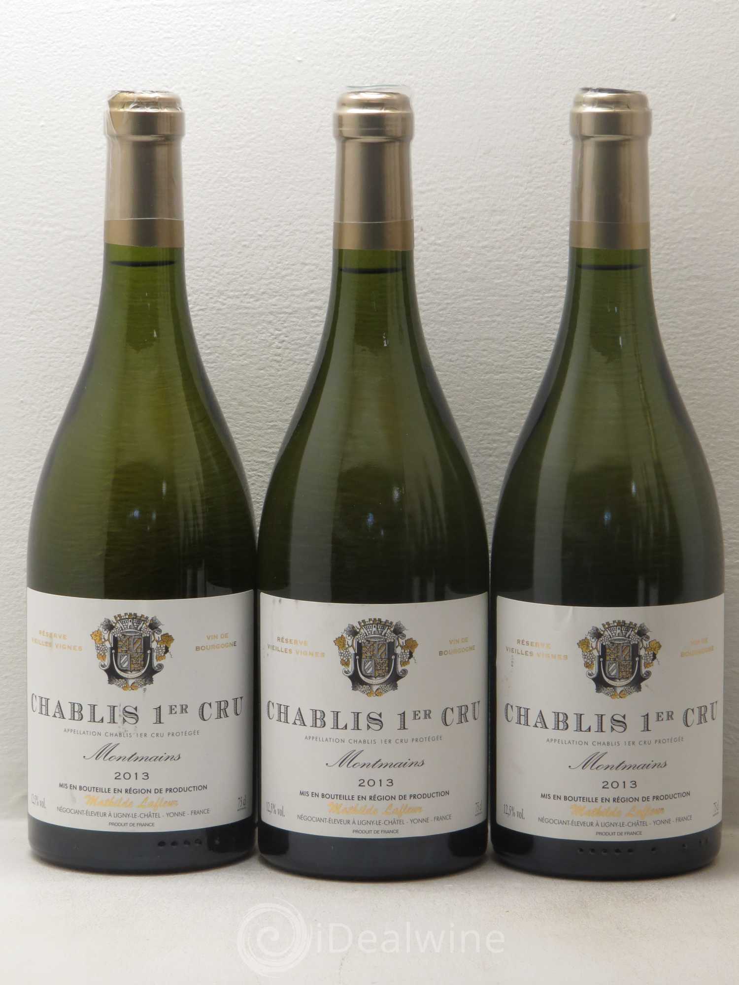 Chablis 1er Cru Domaine Lafleur - Montmains réserve vieilles vignes 2013 - Posten von 6 Flaschen - 1