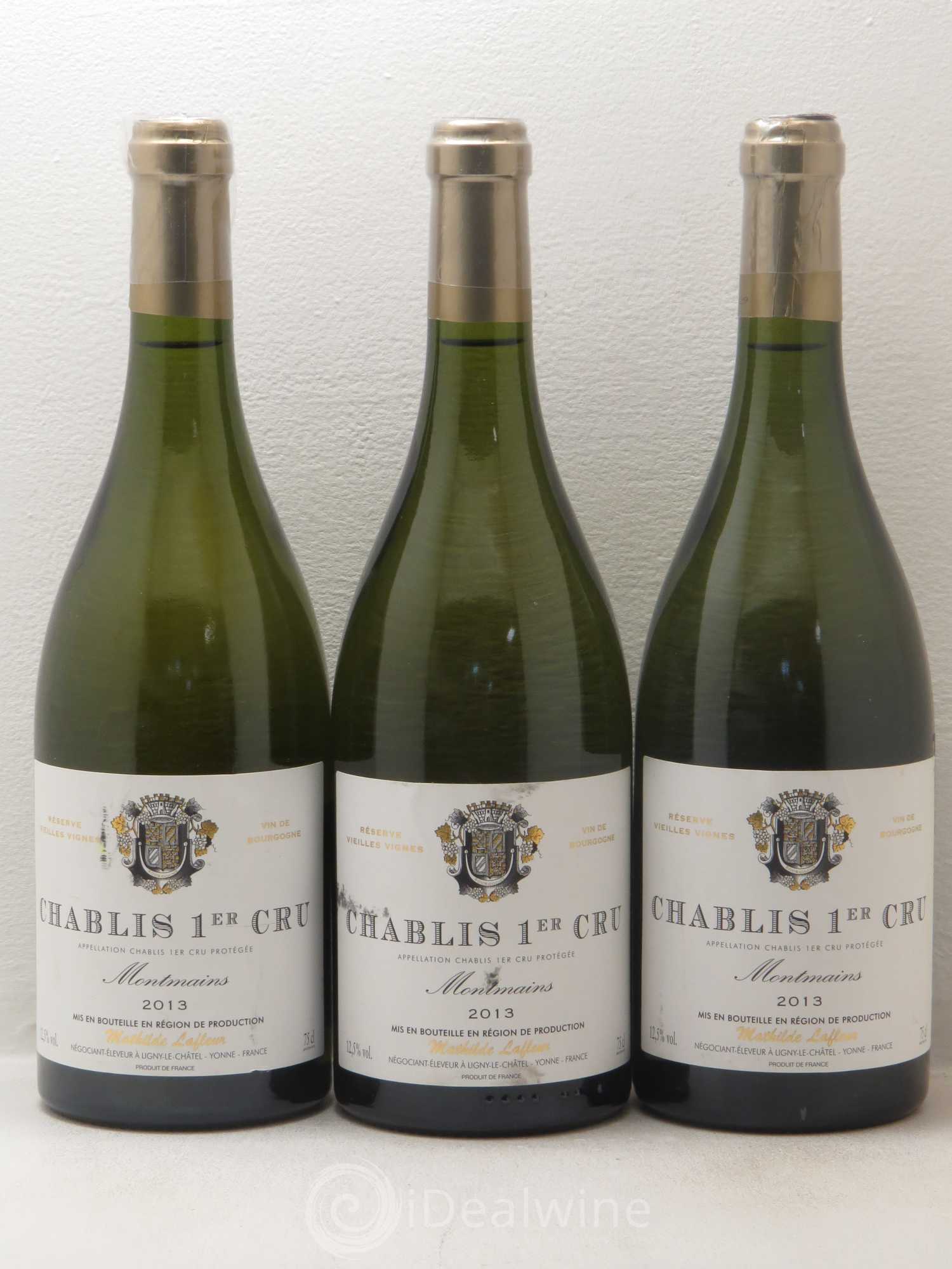 Chablis 1er Cru Domaine Lafleur - Montmains réserve vieilles vignes 2013 - Posten von 6 Flaschen - 2
