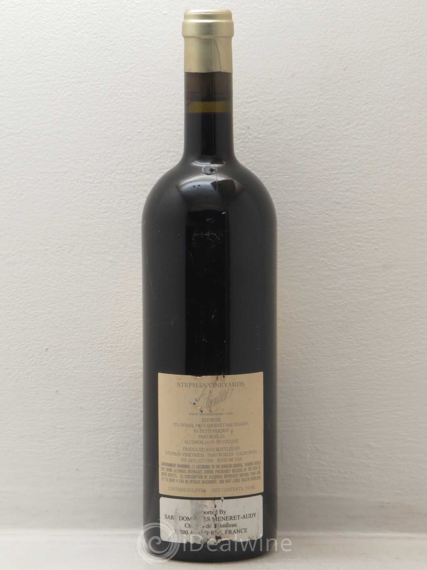 USA L'AVENTURE OPTIMUS S.ASSEO 2004 - Posten von 1 Flasche - 1