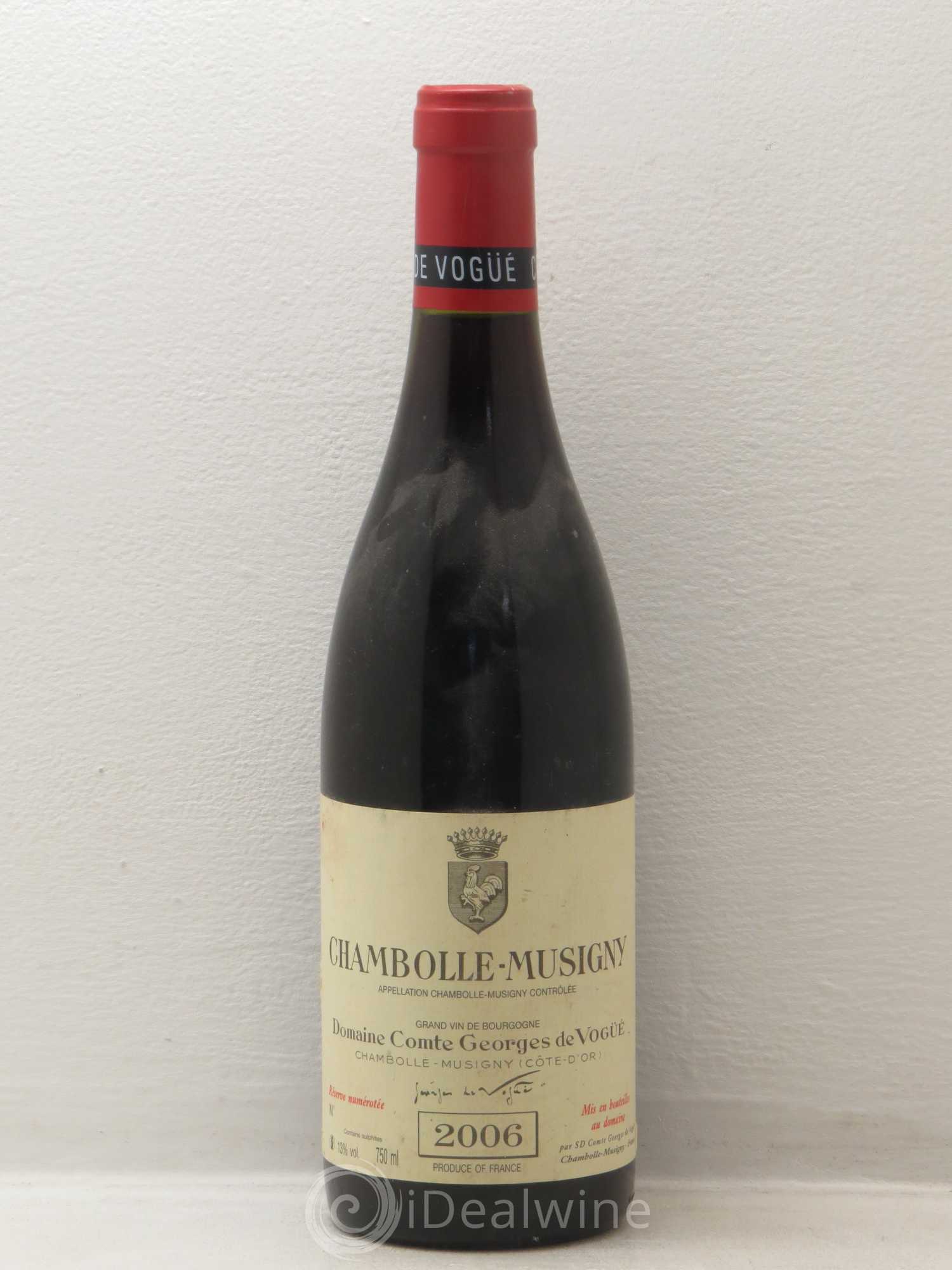 Chambolle-Musigny Comte Georges de Vogüé 2006 - Lot de 1 bouteille - 0