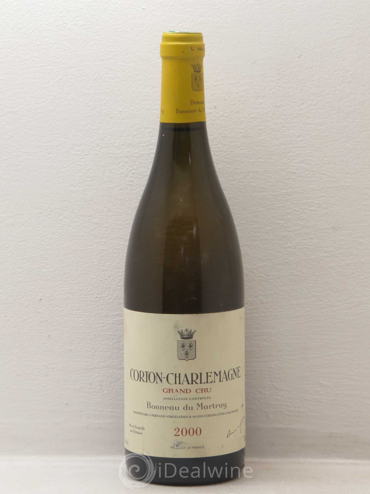 Corton-Charlemagne Grand Cru Bonneau du Martray (Domaine) 2000 - Lot de 1 bouteille - 0